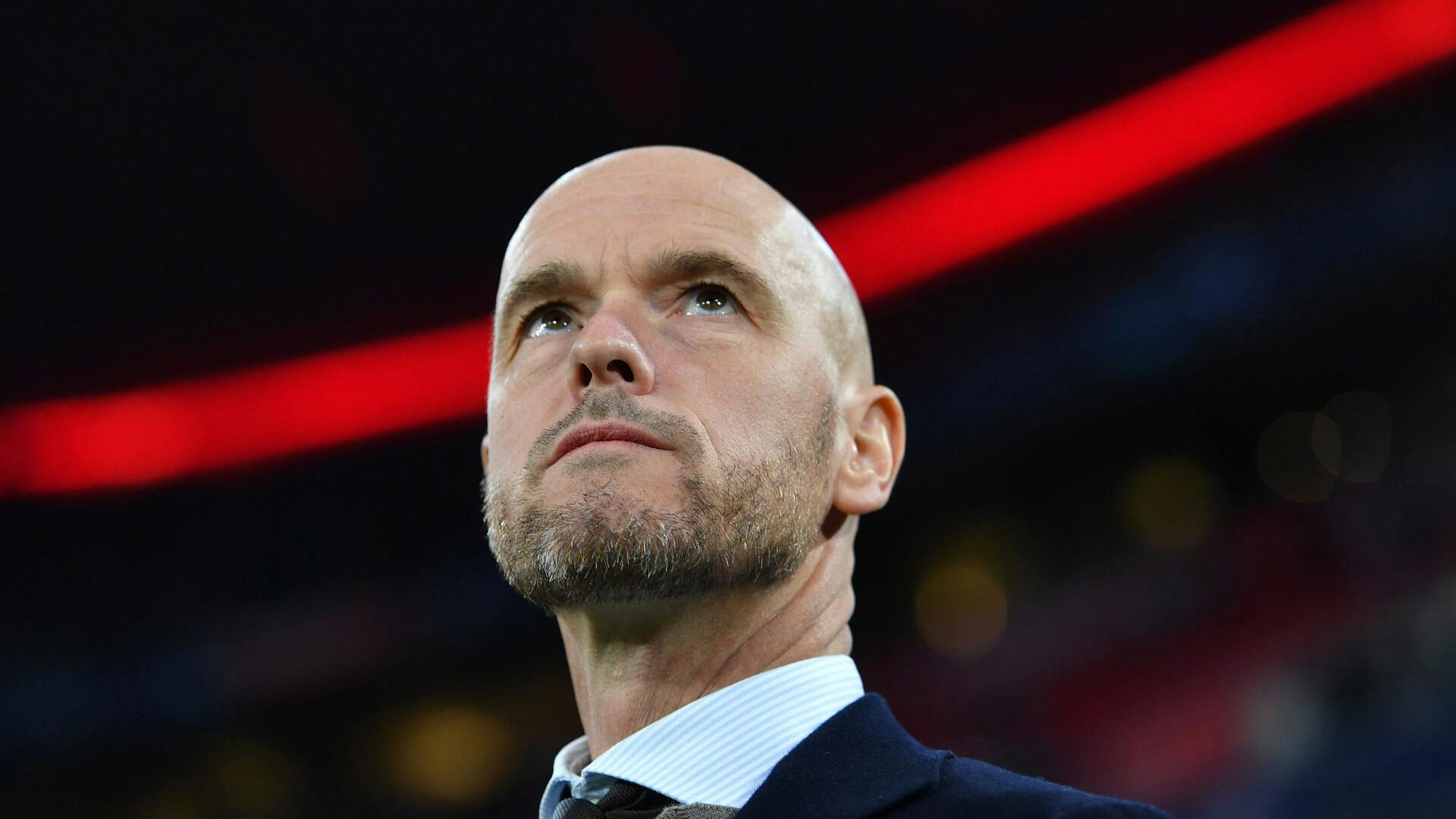 Trainer Erik TEN HAG Ajax, Einzelbild, angeschnittenes Einzelmotiv, Portraet, Portrait, Portr