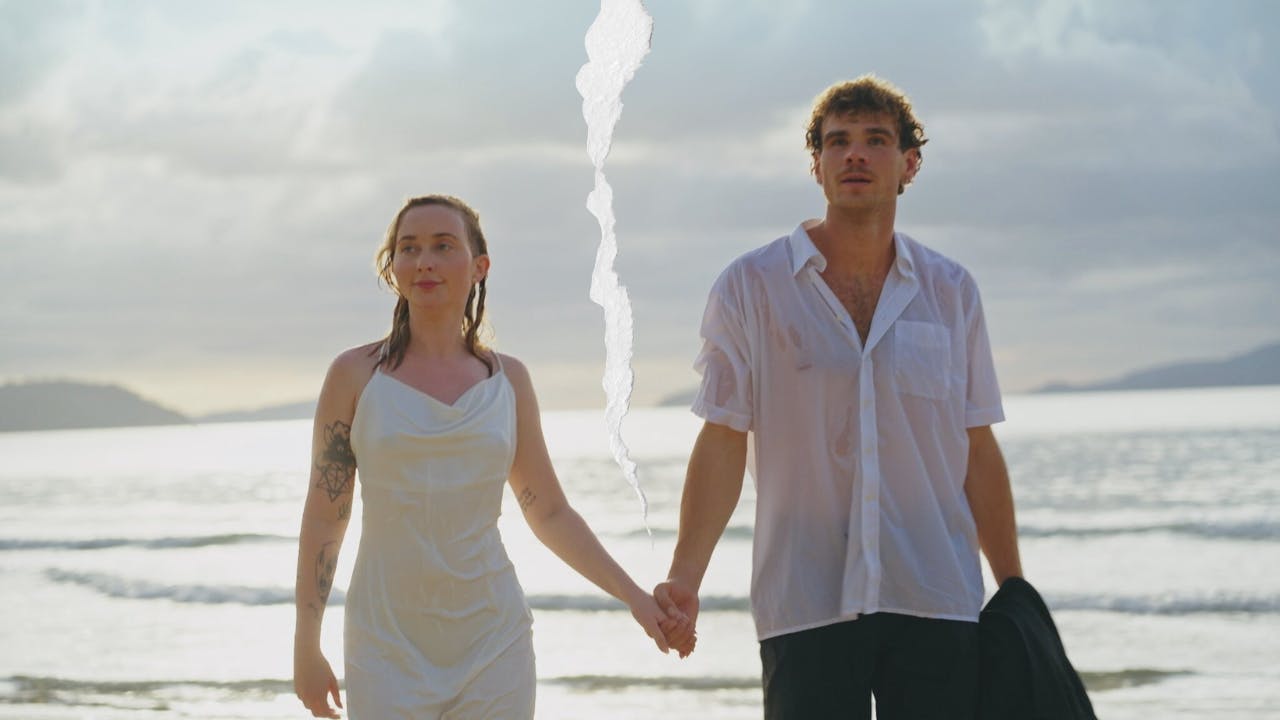 Pernille og Niels Erik holdt ikke hele sæson et af "Stranded on Honeymoon Island".
