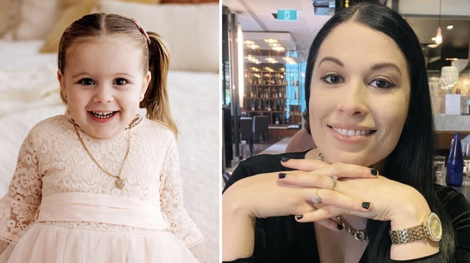 En australsk mor er blevet anholdt, efter hun mandag aften stak sin treårige datter ihjel i familiens have i Bundaberg, Queensland