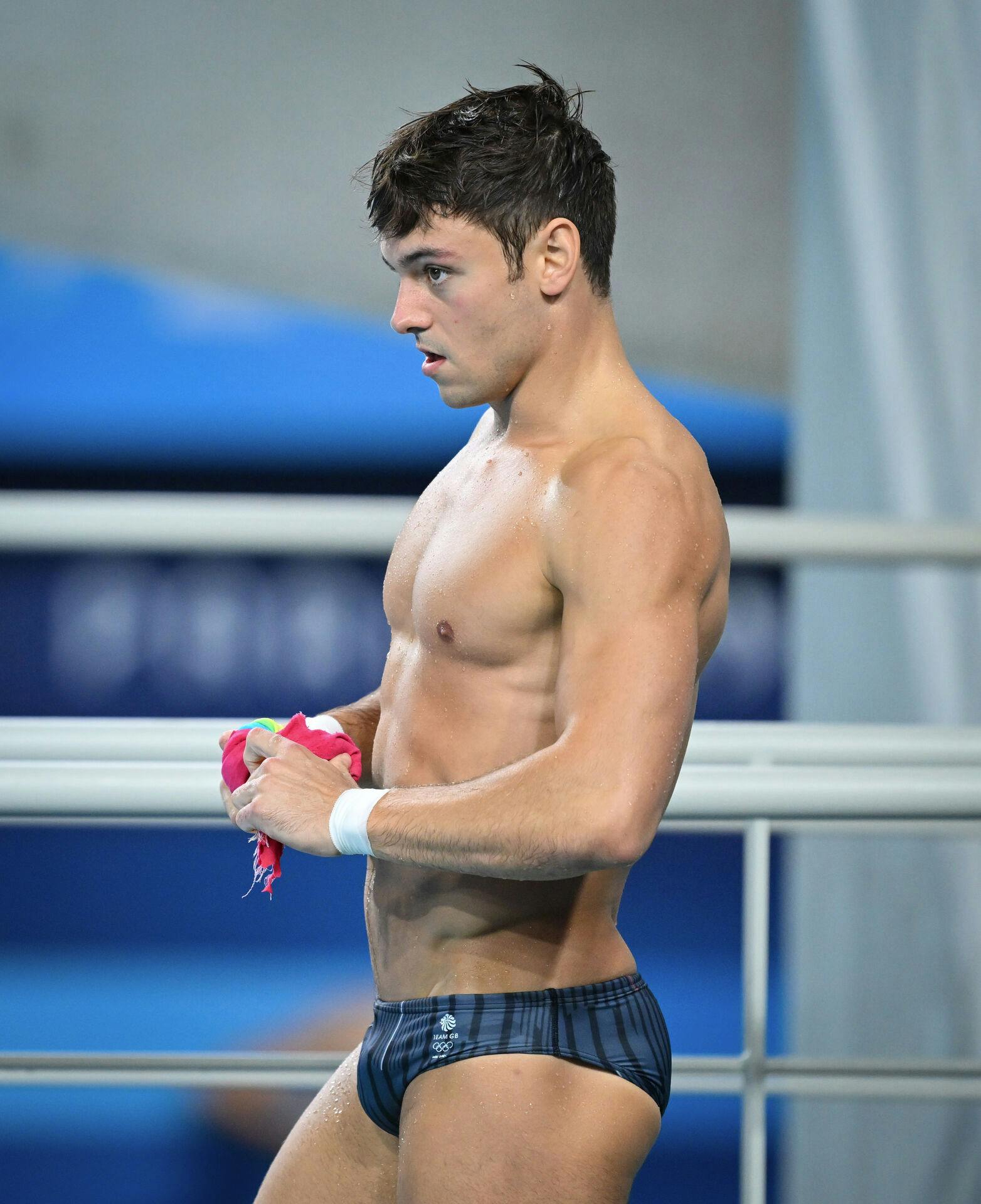 2024 Summer Olympics / Games of the XXXIII Olympiad / Paris 2024 Olympic Games Monday 29th July - Day Three Diving - Aquatics Centre Men's Synchronised 10m Platform Final Great Britain's Tom Daley during practice. COLORSPORT / ASHLEY WESTERN
