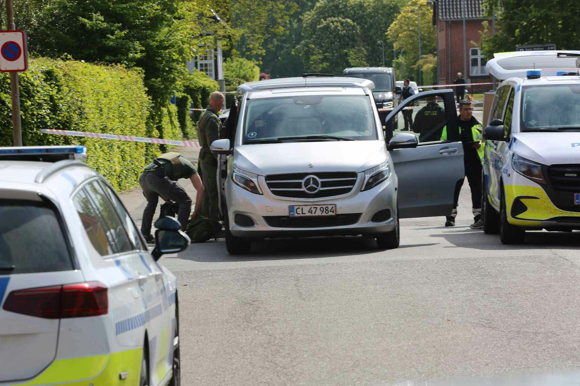 Politiet var på pletten, da en 70-årig mand for nyligt angreb Sorø Rådhus med en molotovcocktail.