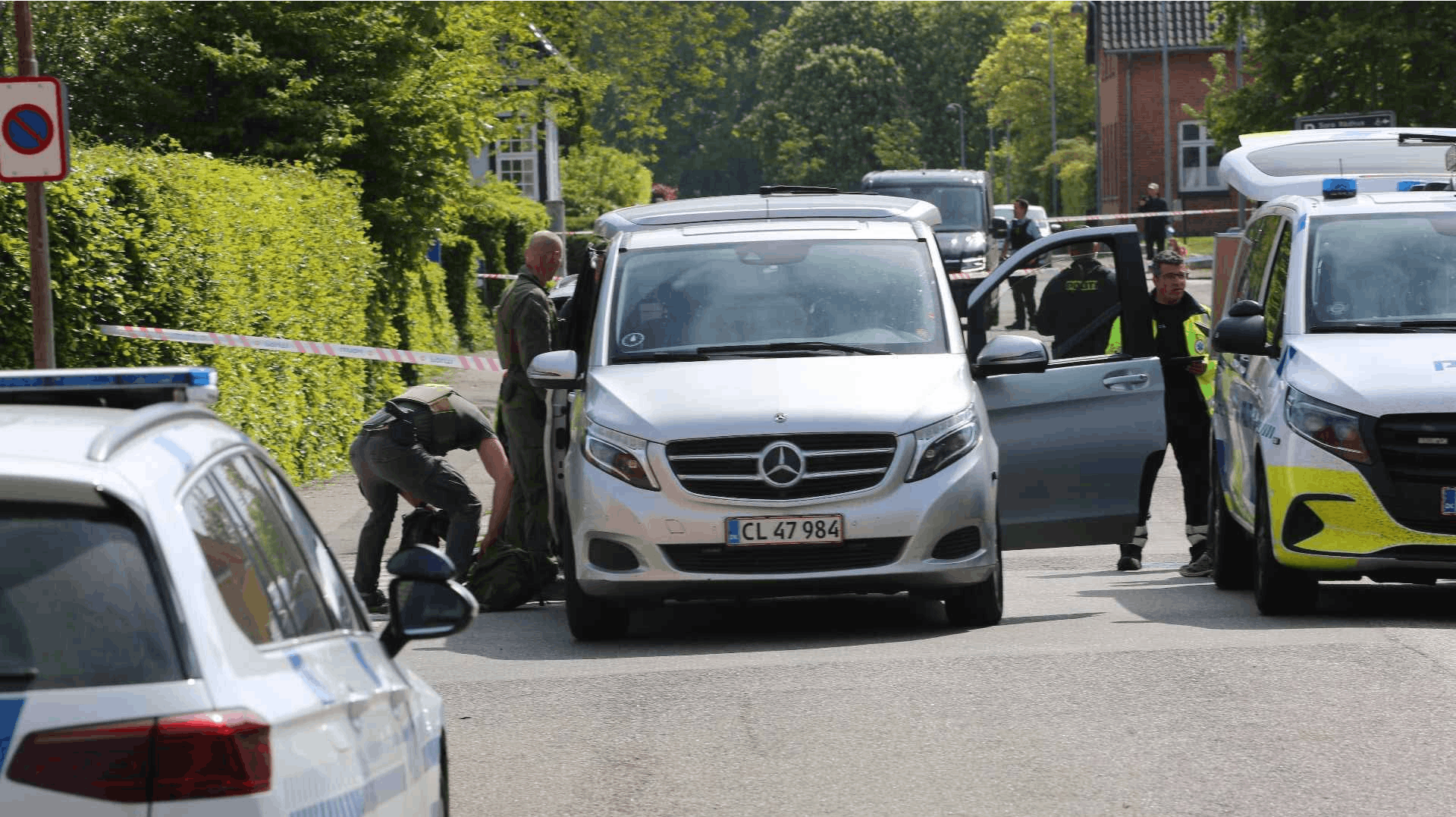 Politiet var på pletten, da en 70-årig mand for nyligt angreb Sorø Rådhus med en molotovcocktail.