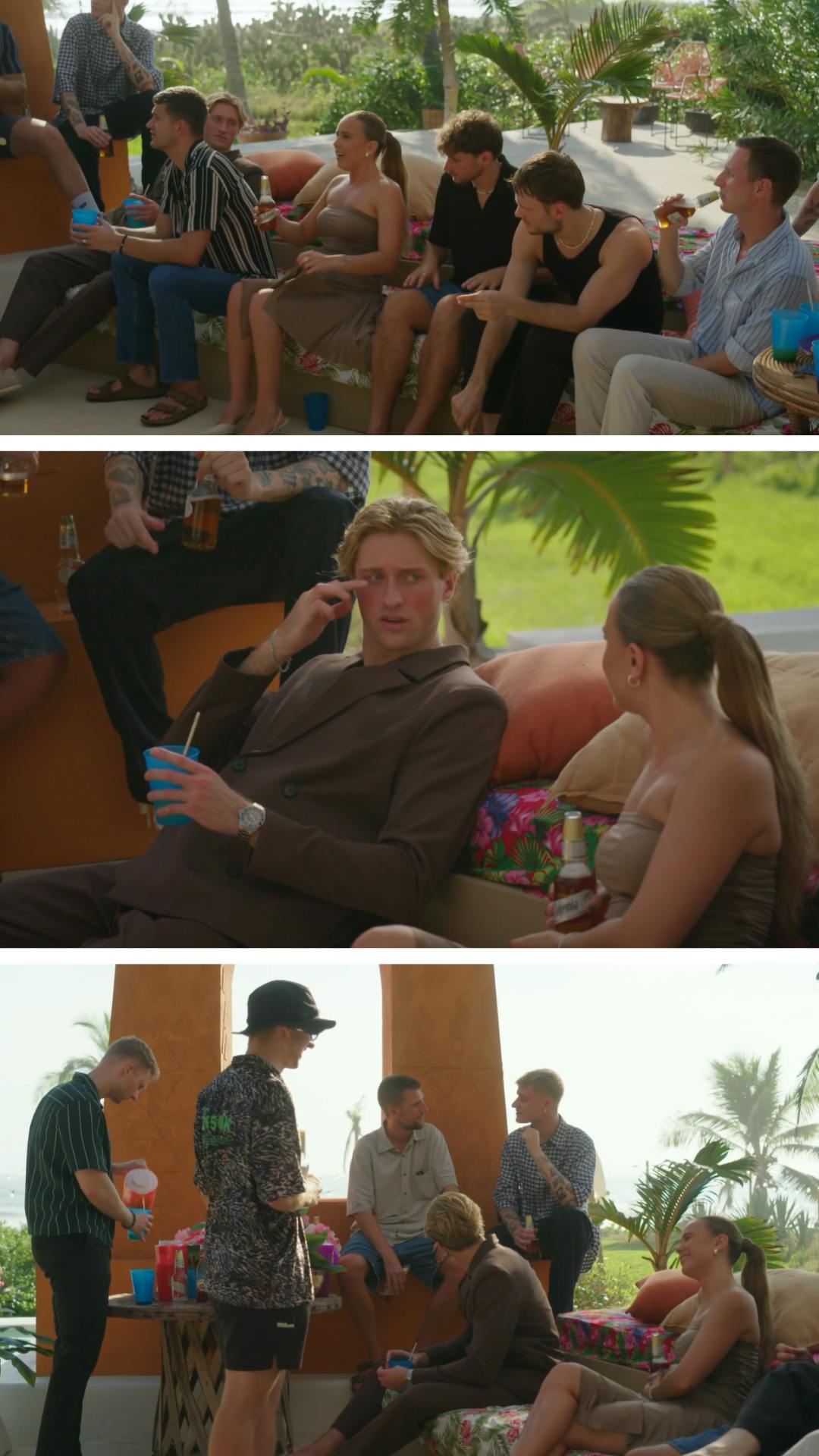 Emma sætter sig i sofaen og får en snak med Victor Emil og med Emil S. Bagefter går hun med Victor Emil ud for at tale alene.