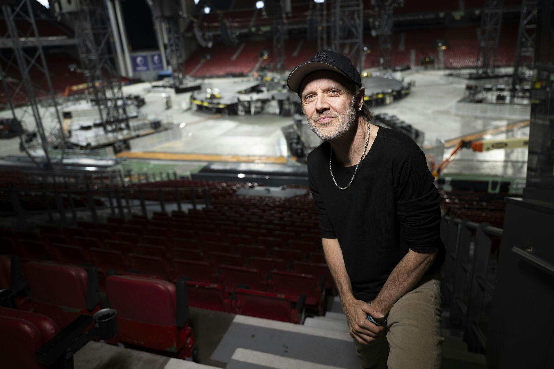 Interview med trommeslager Lars Ulrich som optakt til Metallica koncerter i Parken. København, onsdag den 12. juni 2024.