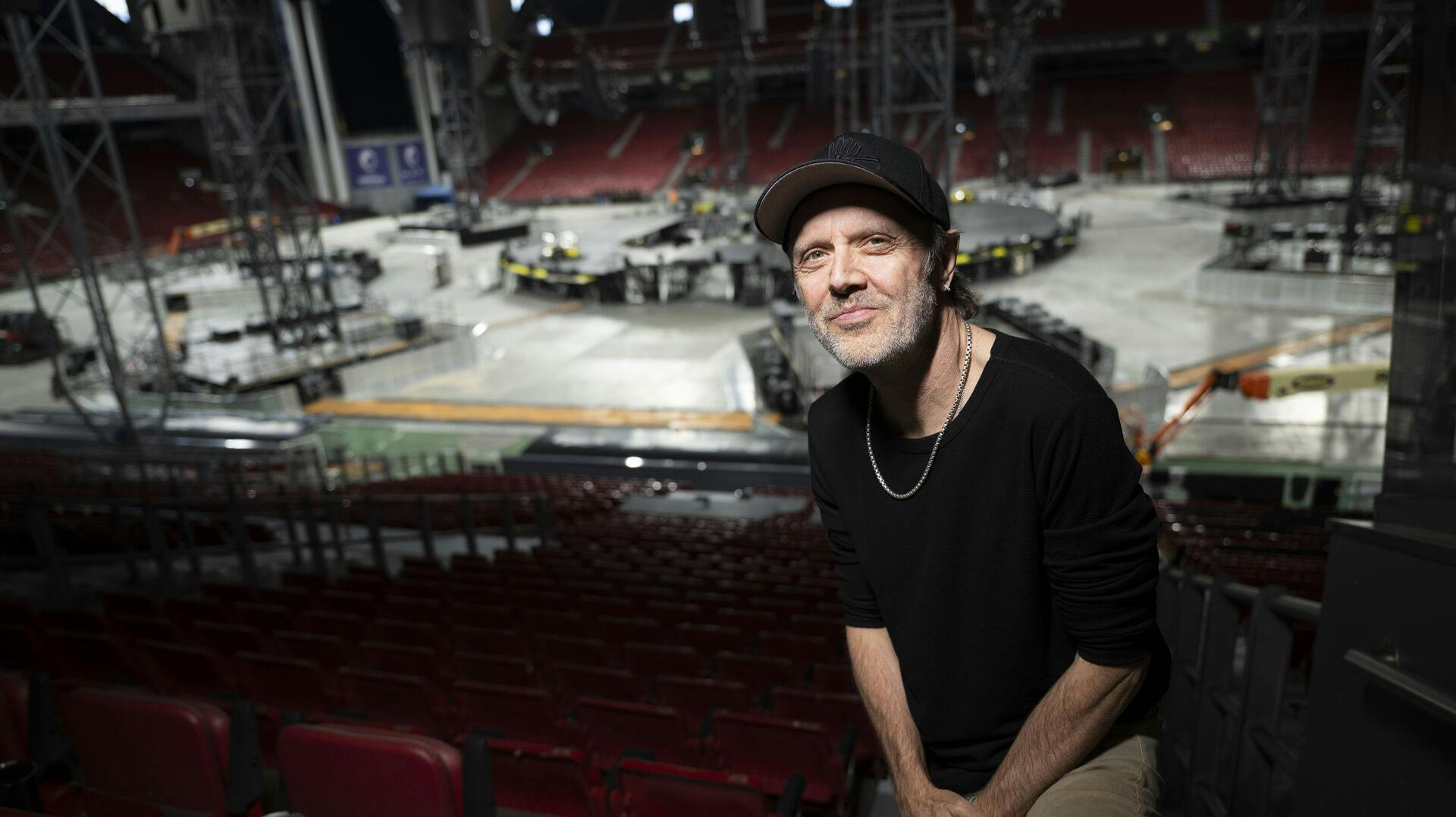 Interview med trommeslager Lars Ulrich som optakt til Metallica koncerter i Parken. København, onsdag den 12. juni 2024.