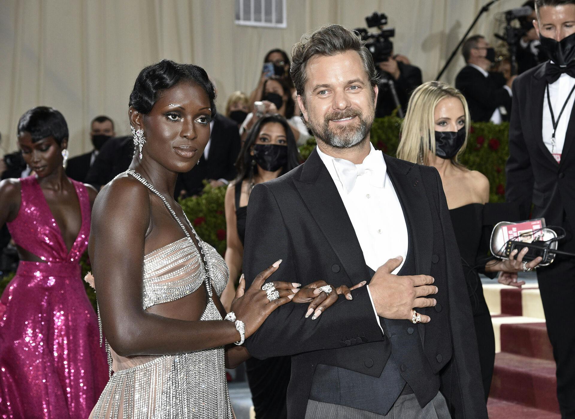 Jodie Turner-Smith, left, and Joshua Jackson attend The Metropolitan Museum of Art's Costume Institute benefit gala celebrating the opening of the "In America: An Anthology of Fashion" exhibition on Monday, May 2, 2022, in New York. (Photo by Evan Agostini/Invision/AP)