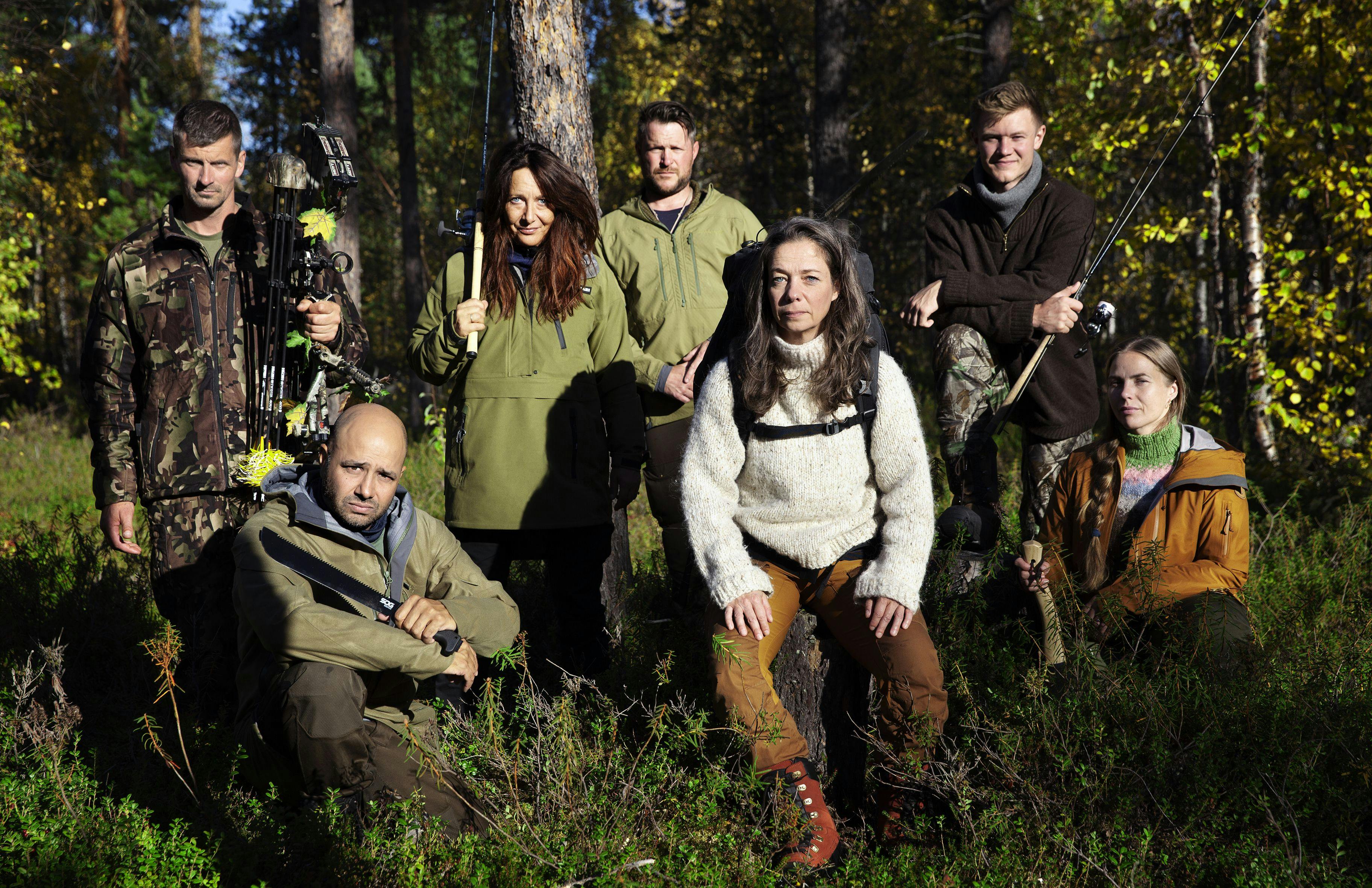 Christian Askholm, John Kahn, Bente Hørby Boisen, Kristian Jersing, Charlotte Karrebæk, Jakob Cardi og Zenia Maltha er deltagerne i sæson ni af "Alene i vildmarken".