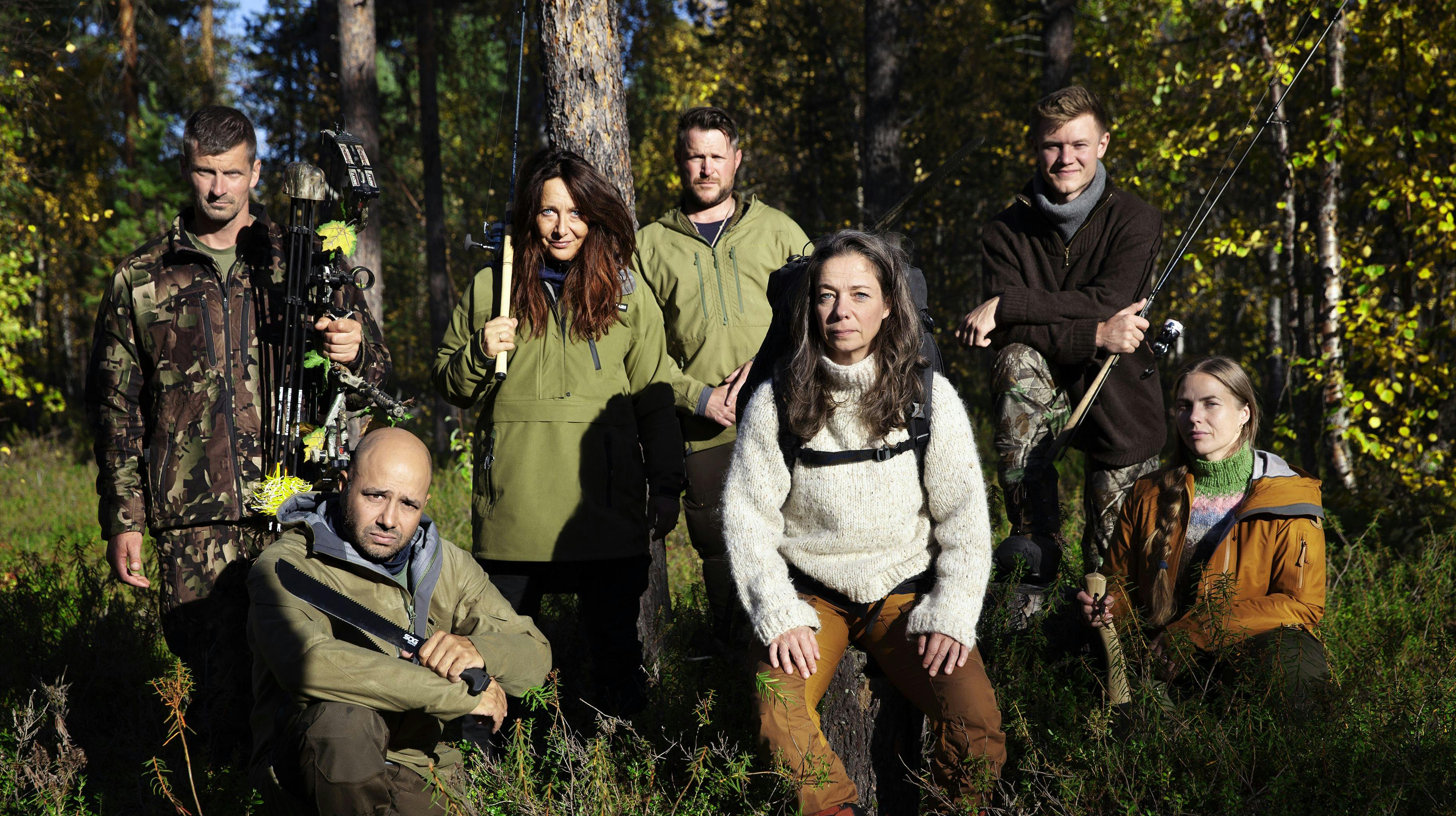 Christian Askholm, John Kahn, Bente Hørby Boisen, Kristian Jersing, Charlotte Karrebæk, Jakob Cardi og Zenia Maltha er deltagerne i sæson ni af "Alene i vildmarken".