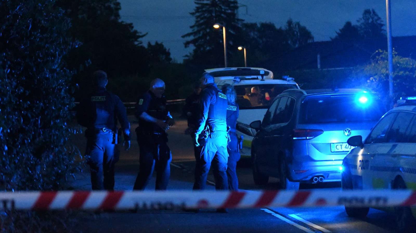 Stemningen på gerningsstedet er naturligvis meget trykket.