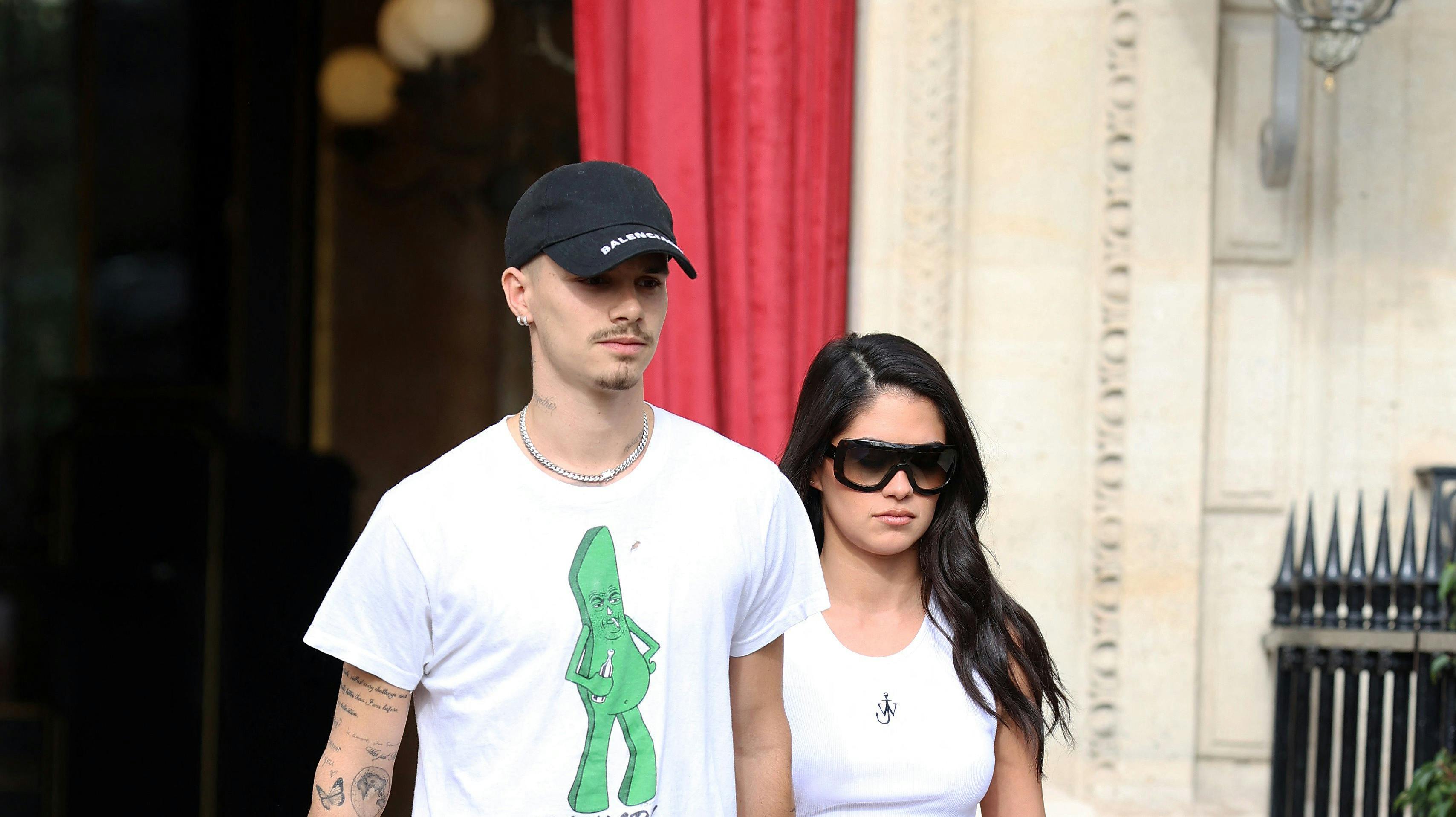 Sled familiekrisen forholdet mellem Romeo Beckham og Kim Turnbull op? Vi får nok aldrig et ærligt svar.