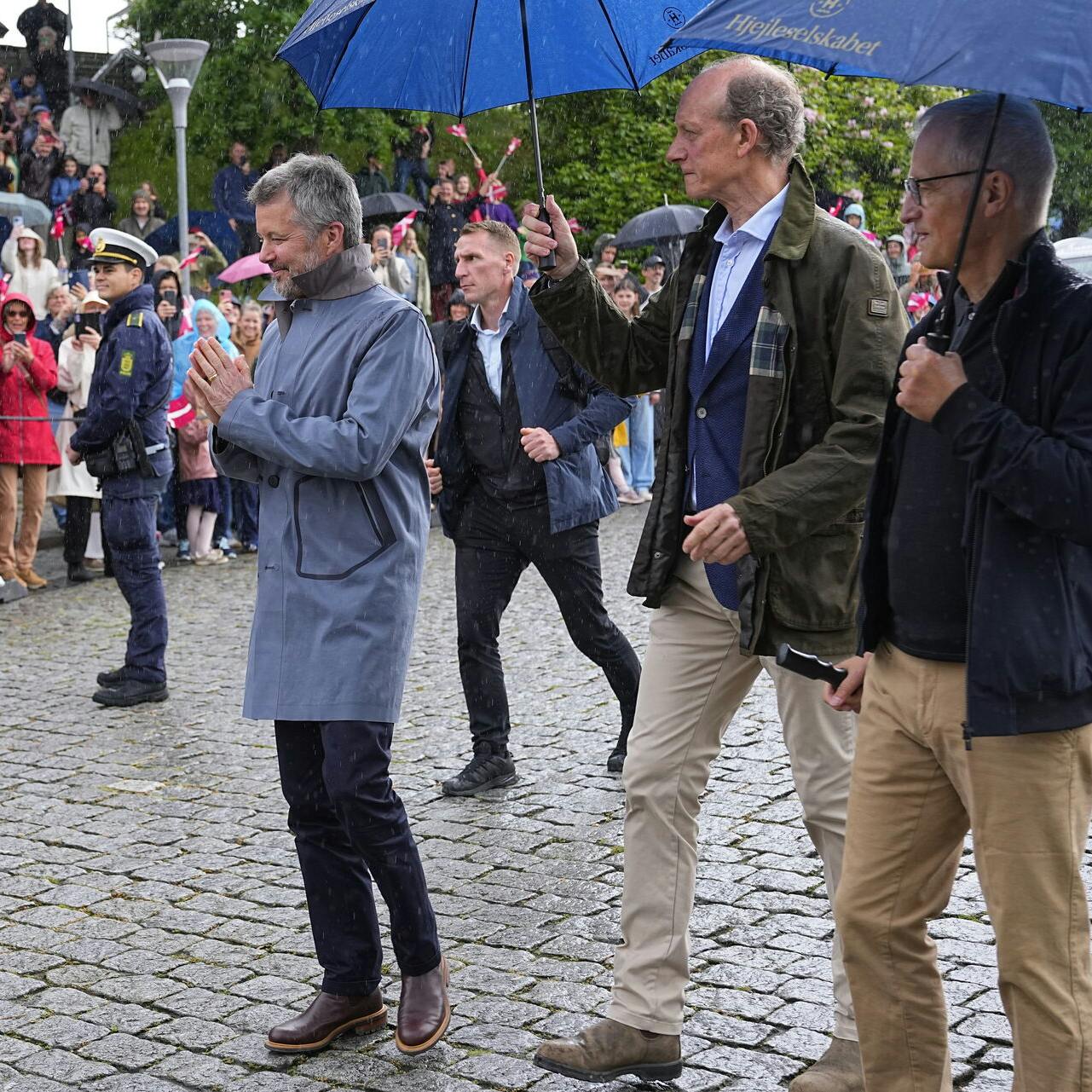 Kong Frederik deltager i fejring af Himmelbjergtårnets 150-års fødselsdag på Himmelbjerget i Jylland, fredag den 6. juni 2025.