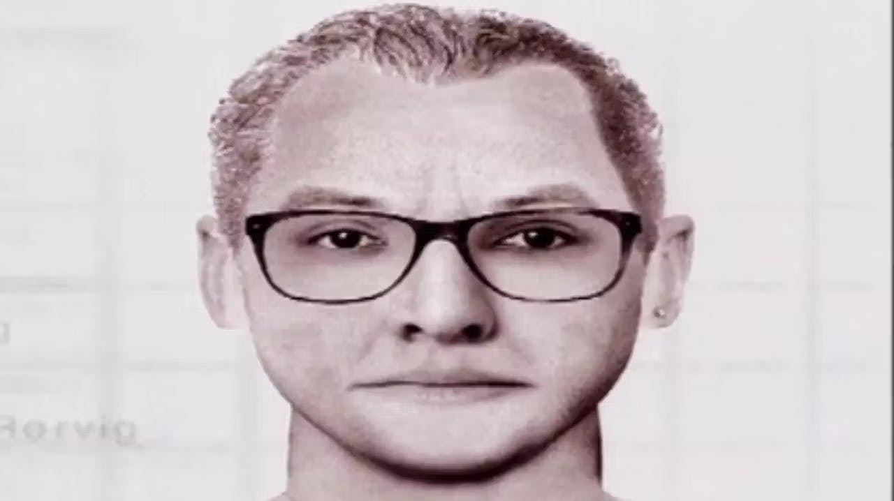 I forbindelse med efterforskningen tilbage i 1999 fik politiet lavet en fantomtegning, som de rundsendte i de danske medier.