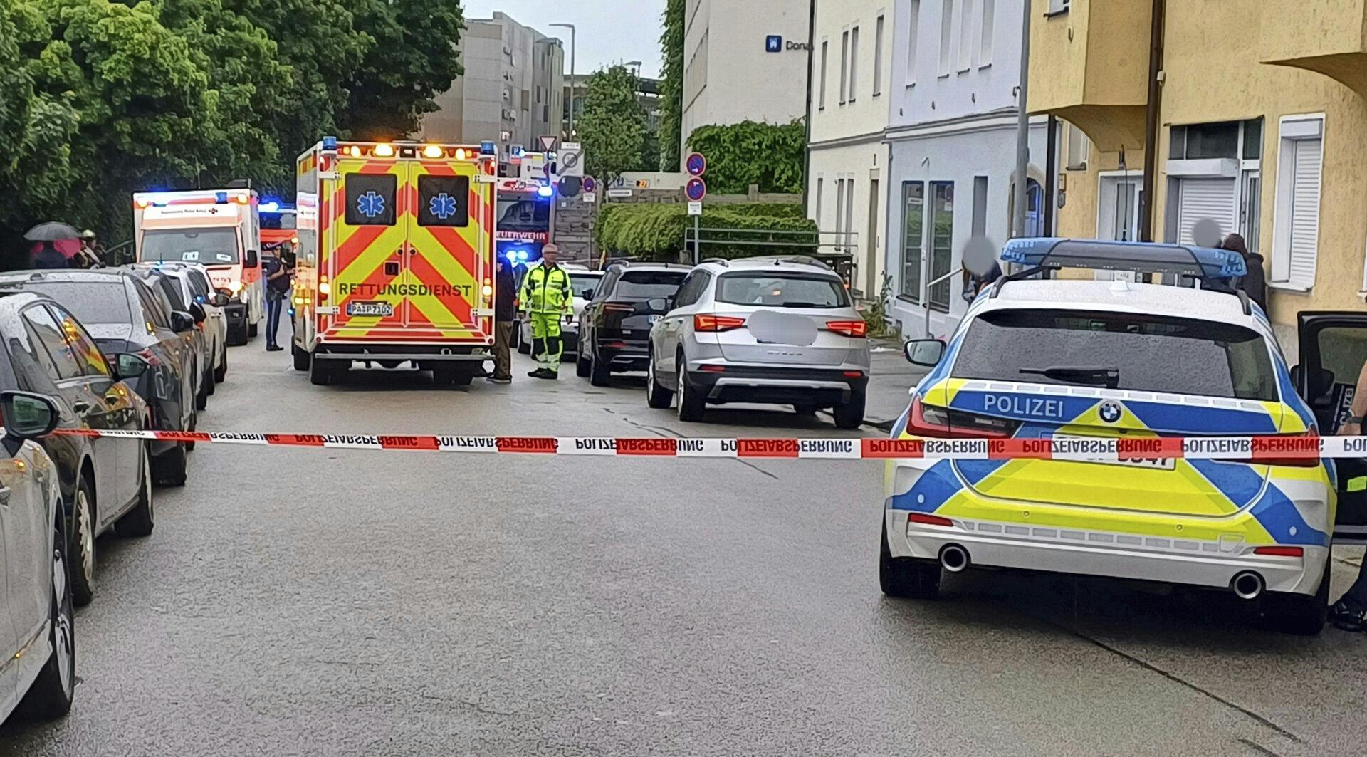 En 48-årig mand er anholdt - hans familie er angiveligt blandt de skadede.