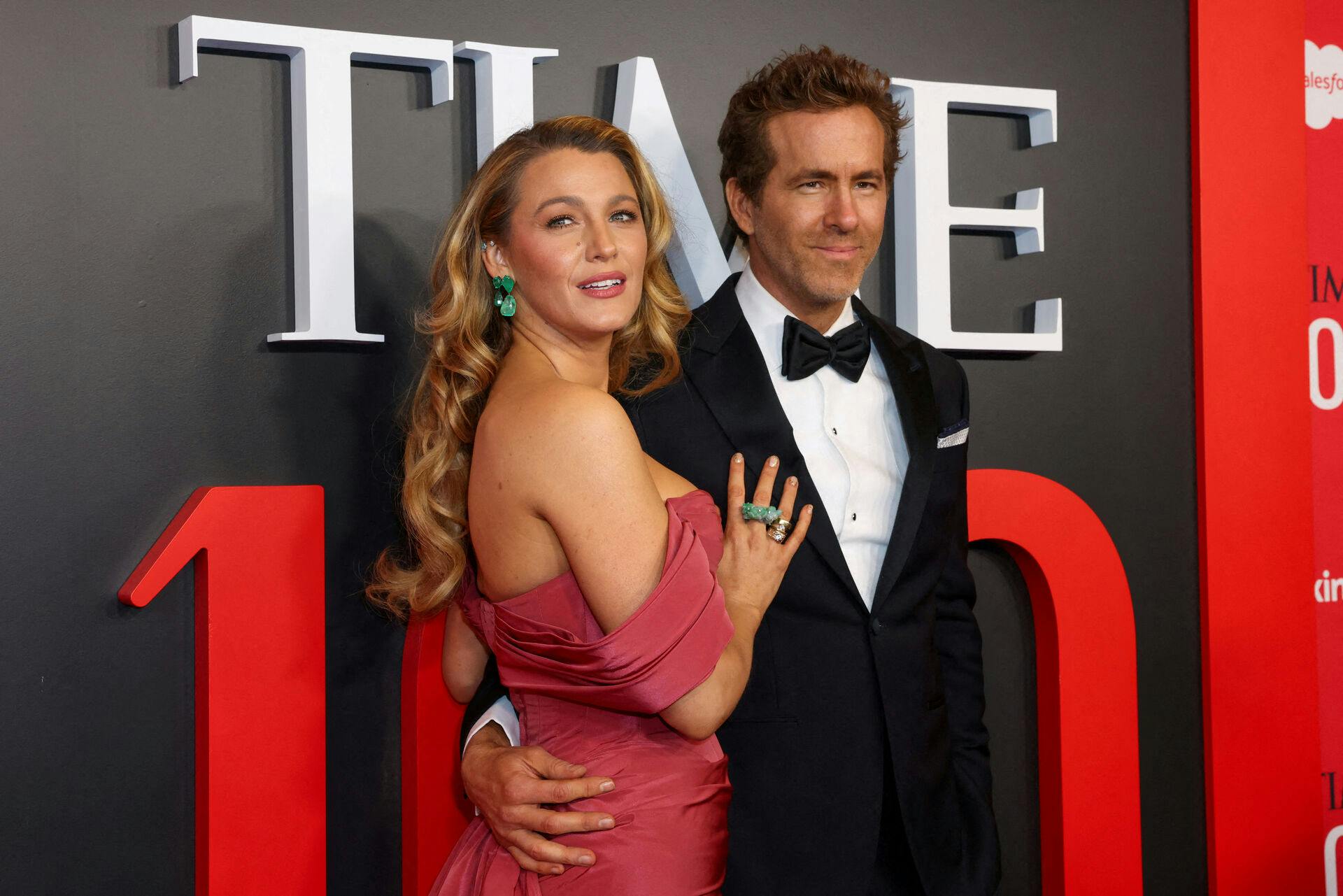 FILE PHOTO: Blake Lively and Ryan Reynolds attend the TIME100 gala, celebrating the magazine's annual list of the 100 Most Influential People in the World, in New York City, U.S., April 24, 2025. REUTERS/Kylie Cooper/File Photo