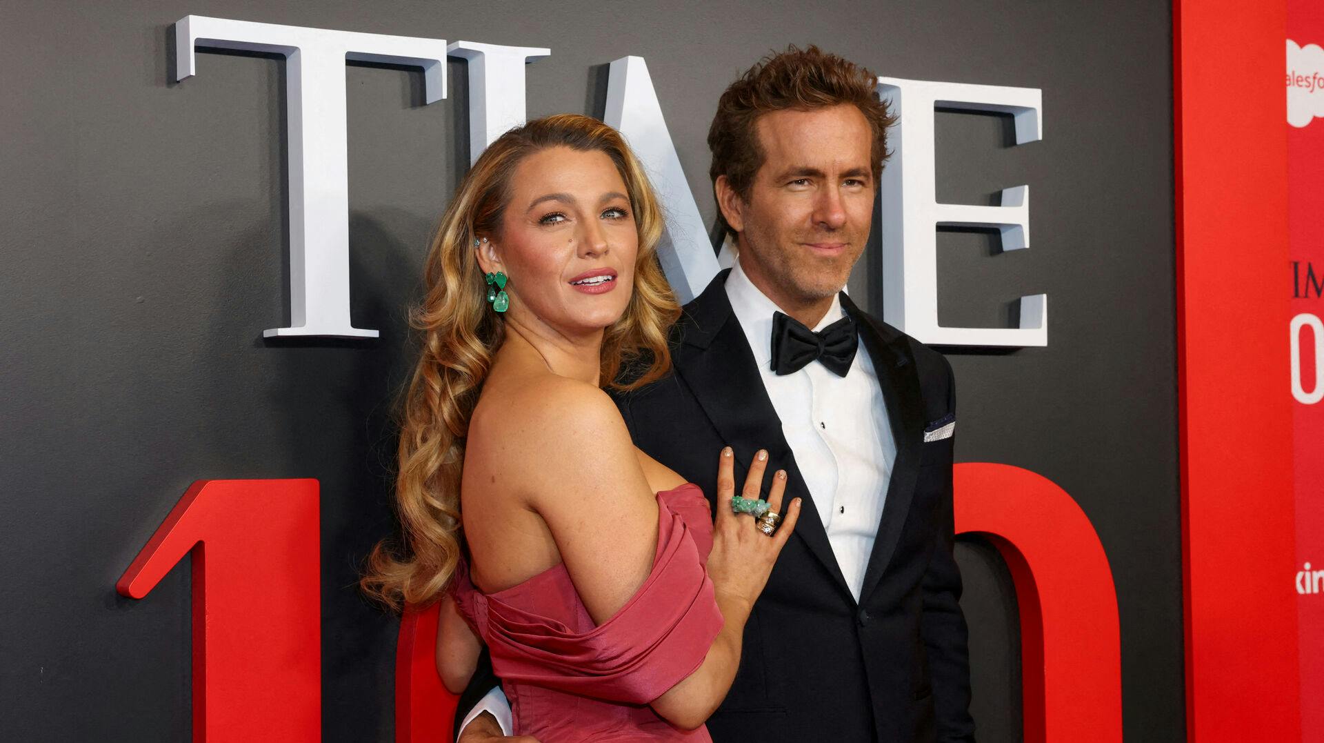 FILE PHOTO: Blake Lively and Ryan Reynolds attend the TIME100 gala, celebrating the magazine's annual list of the 100 Most Influential People in the World, in New York City, U.S., April 24, 2025. REUTERS/Kylie Cooper/File Photo
