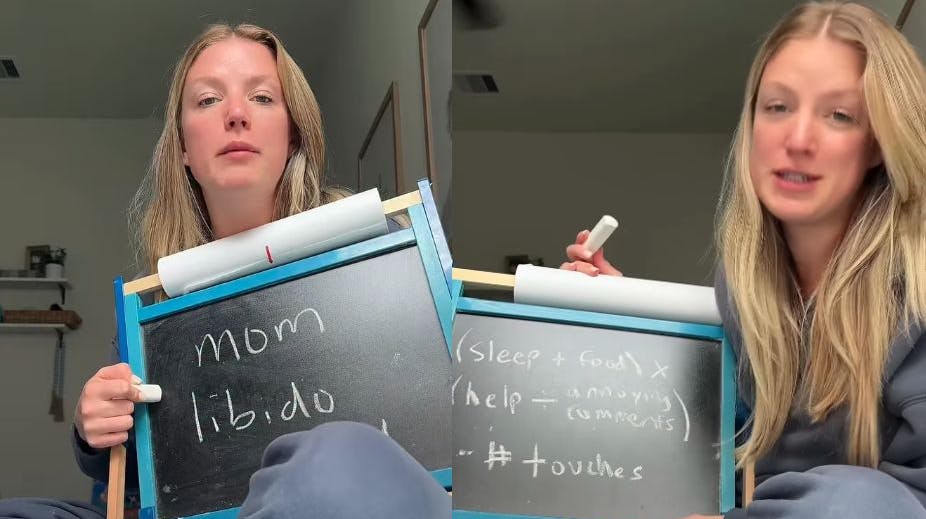 Maddie Muhs ligning illustrerer, at småbørnmødres sexlyst påvirkes negativt af mange ting.