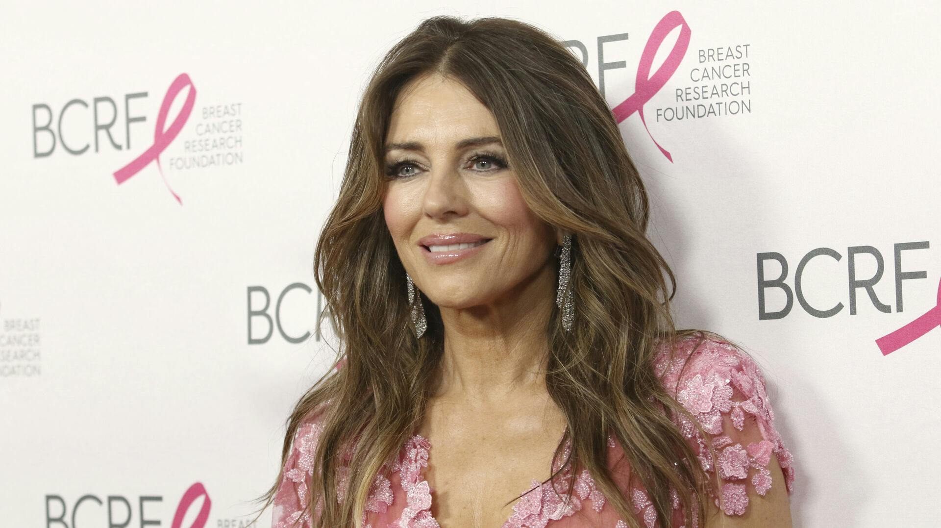 Elizabeth Hurley attends the BCRF (Breast Cancer Research Foundation) Hot Pink Party at Glasshouse on Tuesday, May 13, 2025, in New York. (Photo by Greg Allen/Invision/AP)