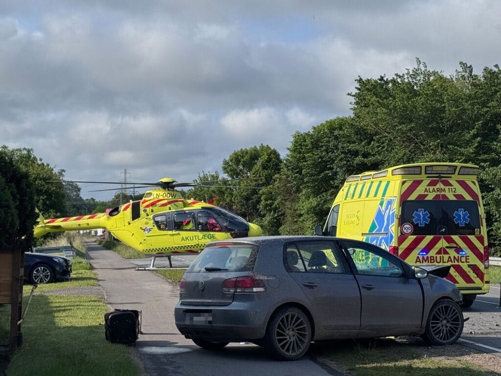 Dødsulykken fandt sted på en landevej i Slagelse.