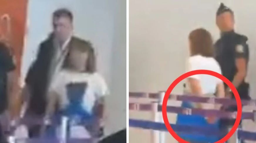 Greta Thunberg lod tilsyneladende som om, hun havde håndjern på, da hun blev smidt ud af Israel forleden.