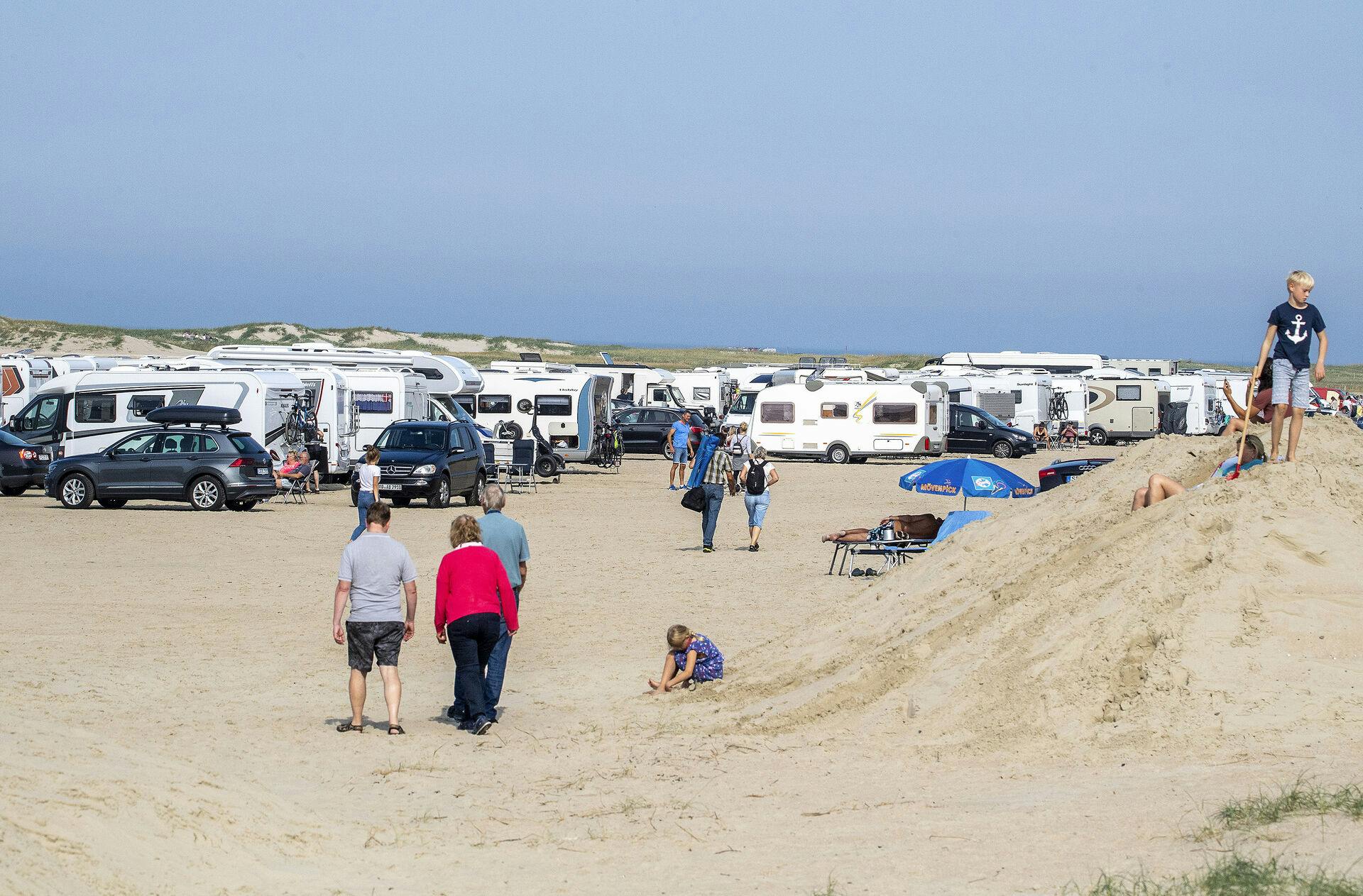 En sommerdag på Rømø Strand midt september den 15. september 2020.. (Foto: John Randeris/Ritzau Scanpix)