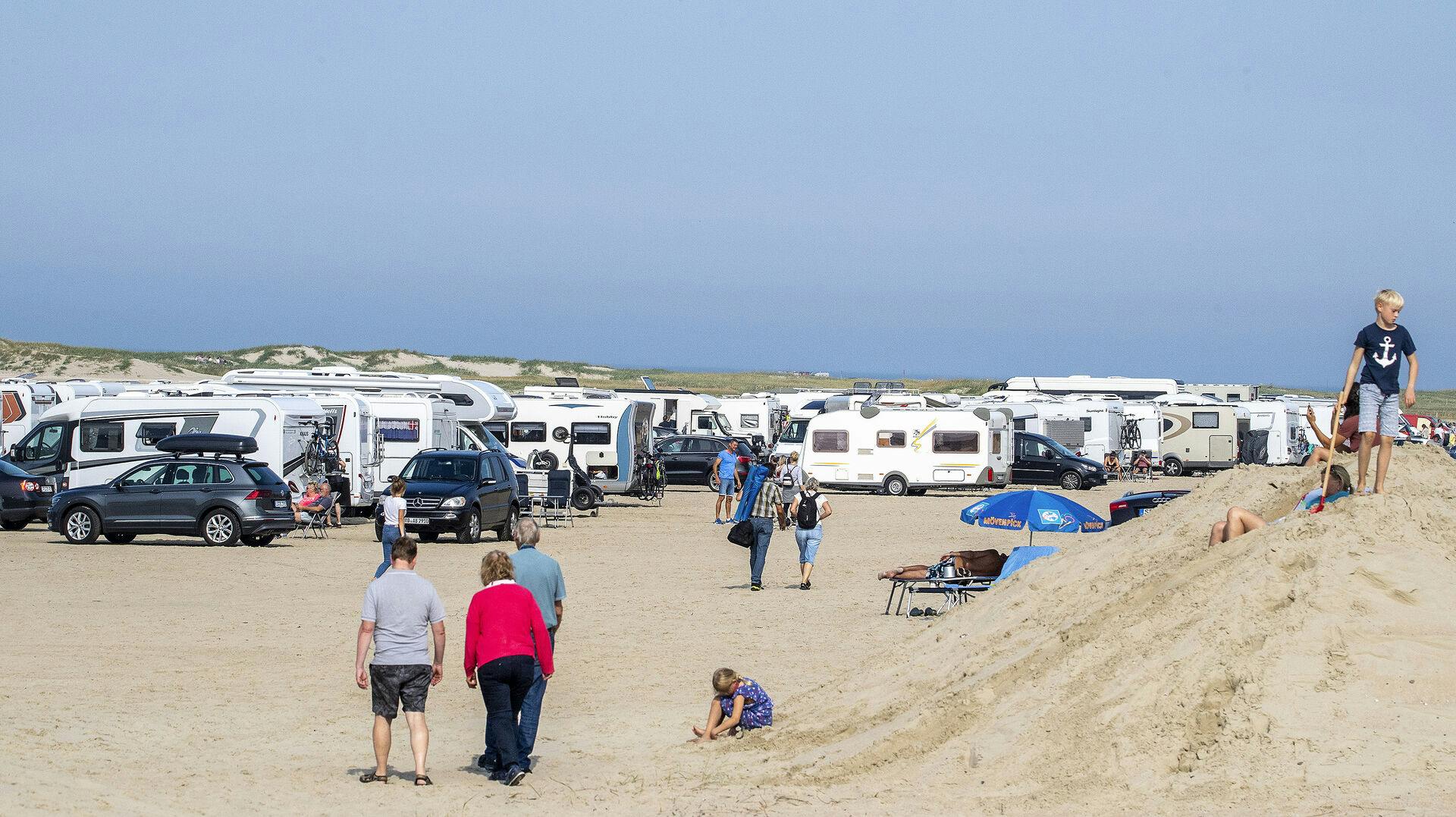 En sommerdag på Rømø Strand midt september den 15. september 2020.. (Foto: John Randeris/Ritzau Scanpix)