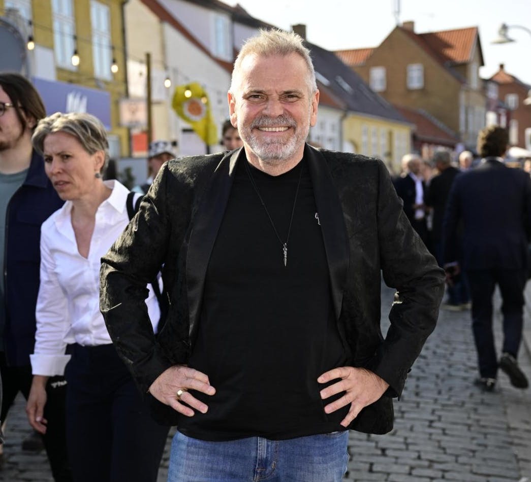 Hans Pilgaard strålede på Folkemødet – slankere end længe og med et smil, der matchede solen over Bornholm.