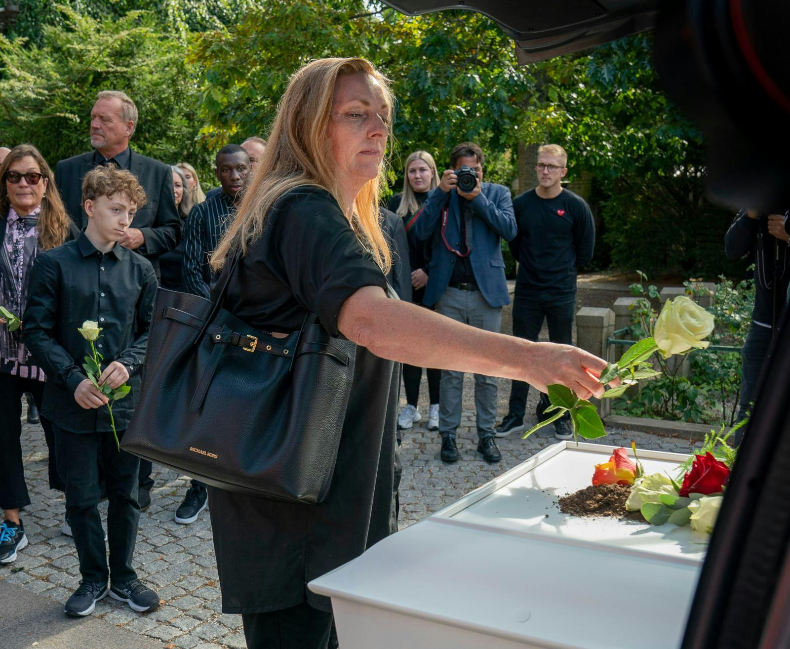 Både den sidste tid og det sidste farvel tog mange kræfter hos Bettina Palle.