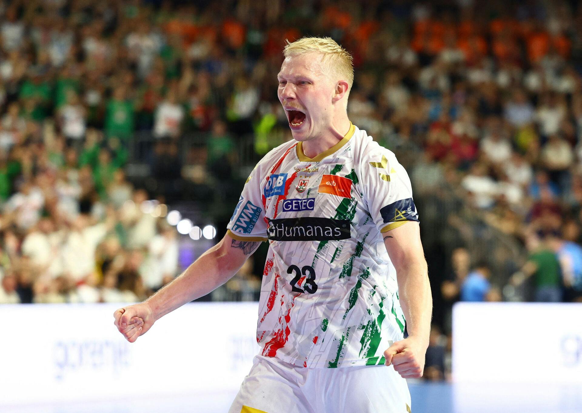Mathias Gidsels syv mål var ikke nok for Füchse Berlin, som måtte se sig slået af Magnus Saugstrups Magdeburg.