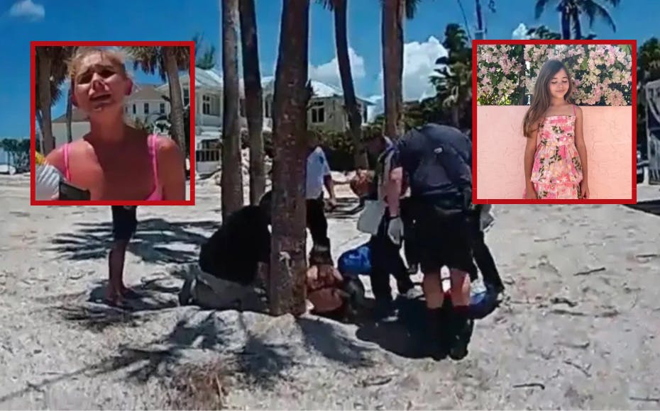 En influencers blot niårige datter blev i sidste uge angrebet af en haj, da hun badede ud for Boca Grande i Florida