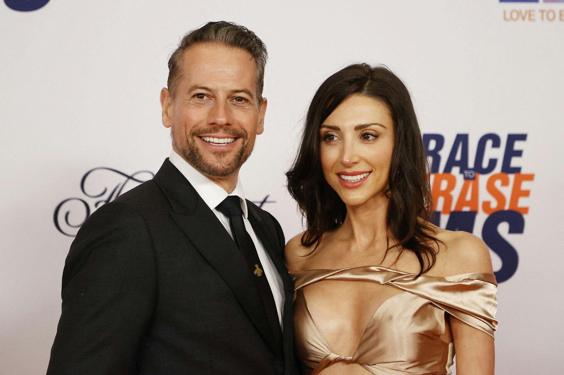 Welsh actor Ioan Gruffudd and actress Bianca Wallace attend the 31st Annual Race to Erase MS Gala held at Fairmont Century Plaza in Los Angeles on May 10, 2024. Michael Tran / AFP