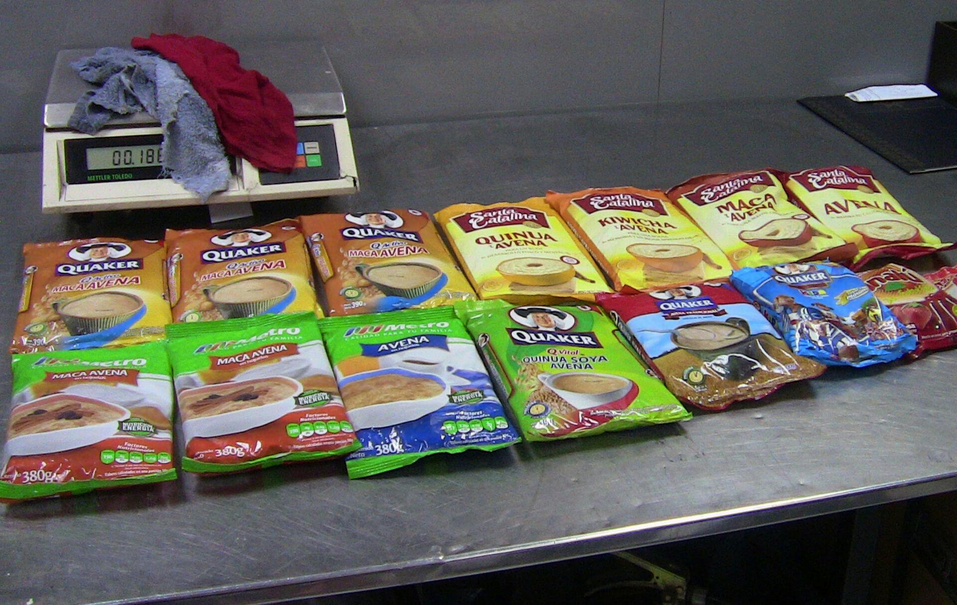 Sådan var stofferne forsøgt gemt.