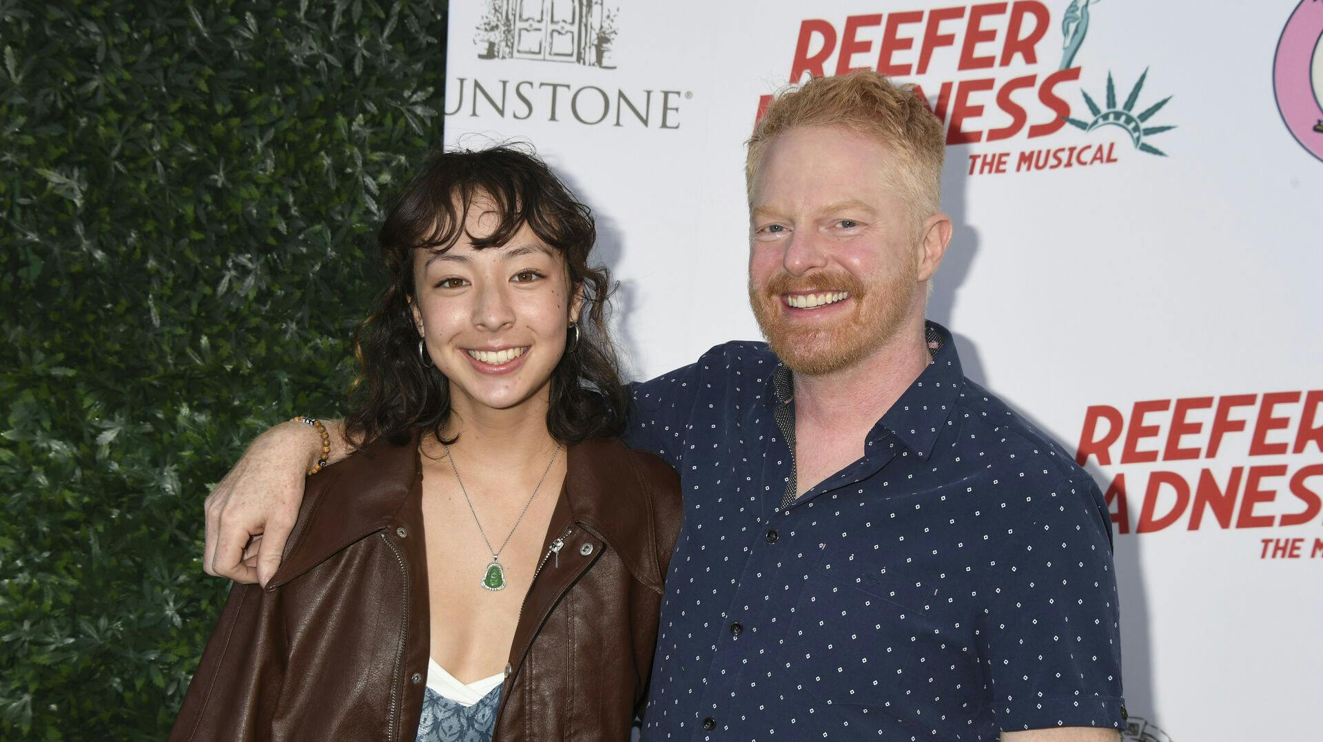LOS ANGELES, CA - MAY 30: Aubrey Anderson-Emmons and Jesse Tyler Ferguson at the opening night of Reefer Madness The Musical at The Whitley in Los Angeles California on May 30, 2024. Credit: Jeffrey Mayer/MediaPunch /IPX
