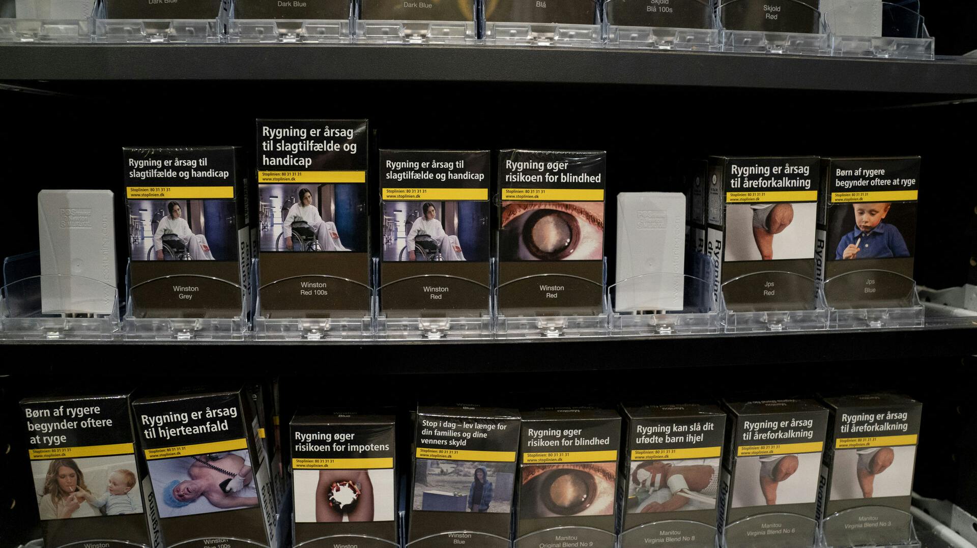 Cigaretsalget faldt igen i 2024 sammenlignet med året før.