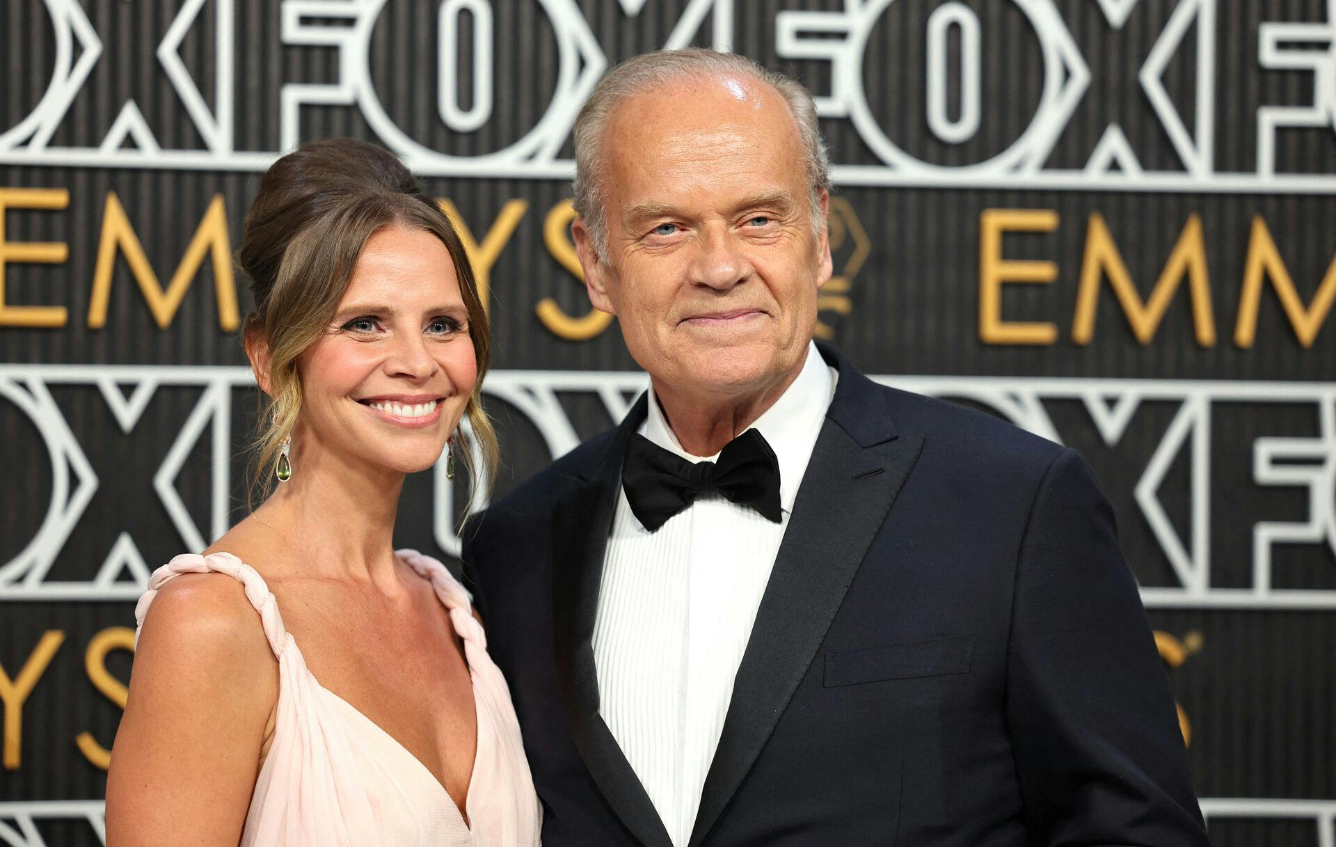Kelsey Grammer and Kayte Walsh attend the 75th Primetime Emmy Awards in Los Angeles, California, U.S. January 15, 2024. REUTERS/Mike Blake