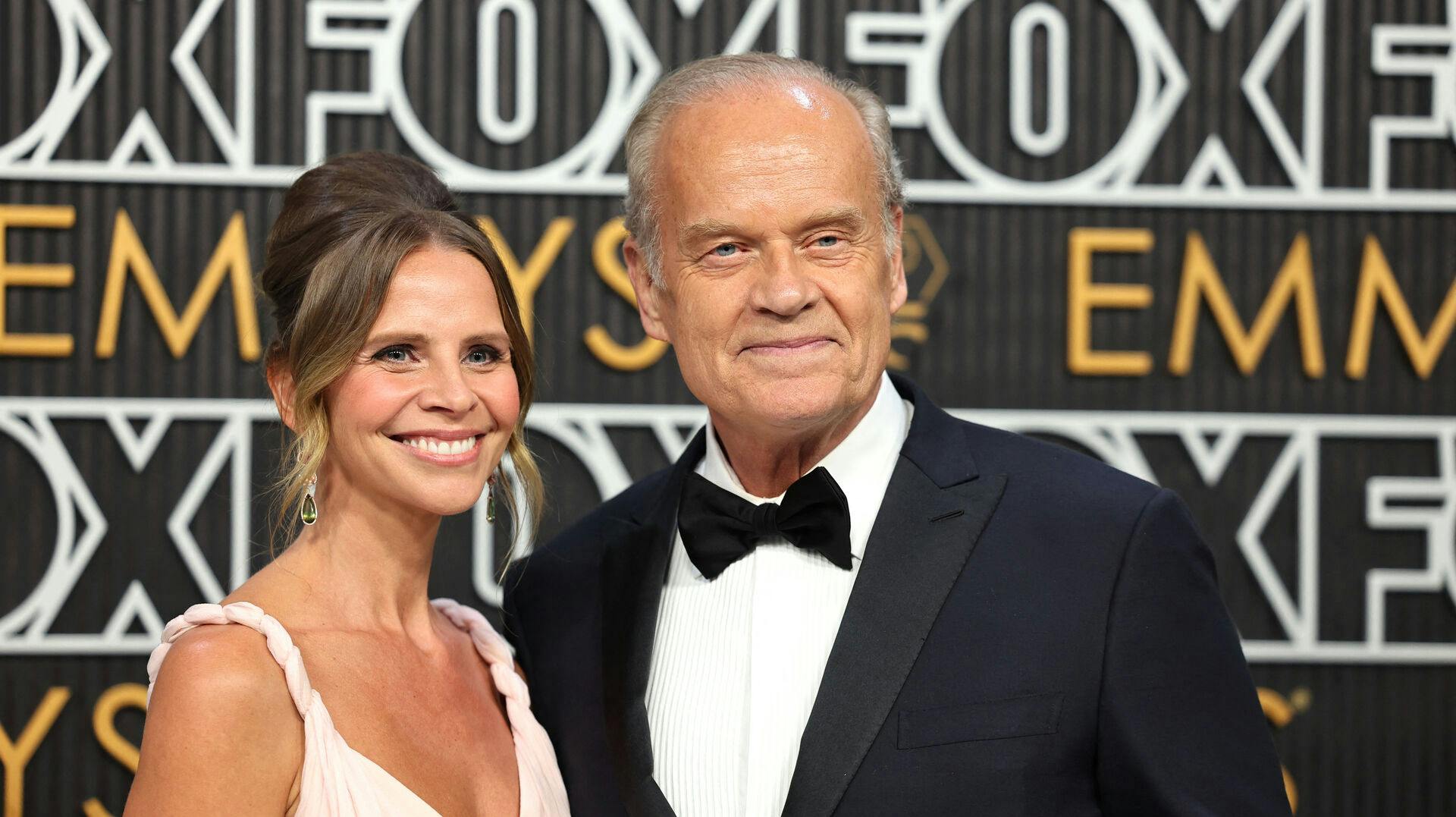 Kelsey Grammer and Kayte Walsh attend the 75th Primetime Emmy Awards in Los Angeles, California, U.S. January 15, 2024. REUTERS/Mike Blake