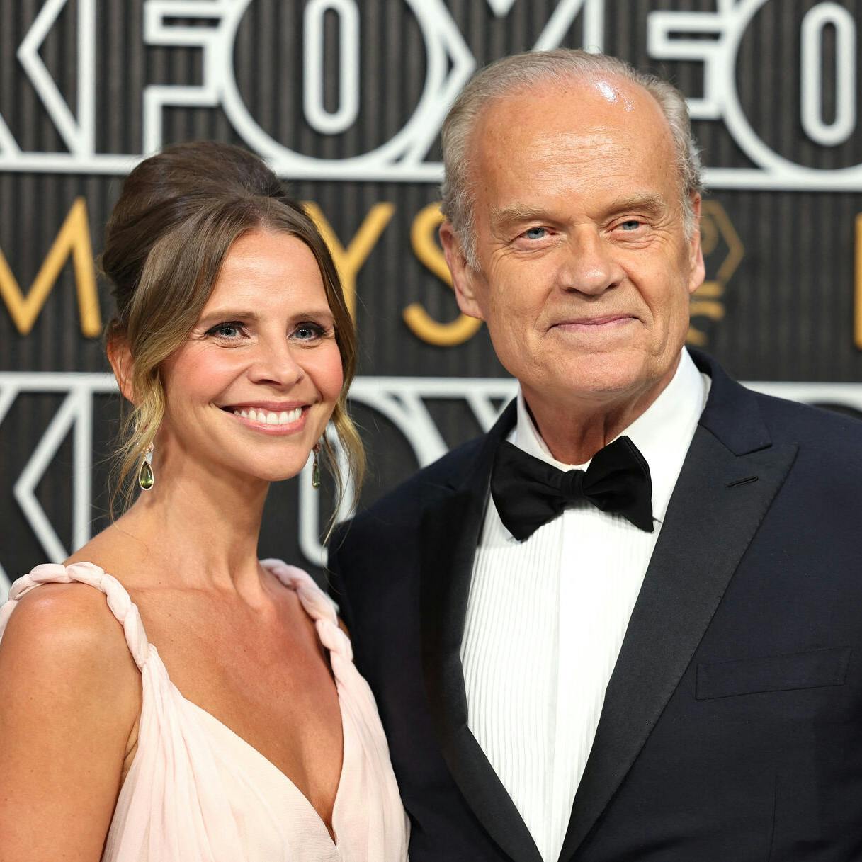 Kelsey Grammer and Kayte Walsh attend the 75th Primetime Emmy Awards in Los Angeles, California, U.S. January 15, 2024. REUTERS/Mike Blake