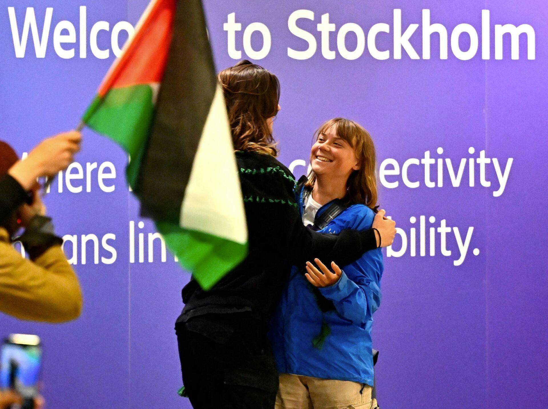 Greta Thunberg blev taget godt imod, da hun ankom til Stockholm i sidste uge. 
