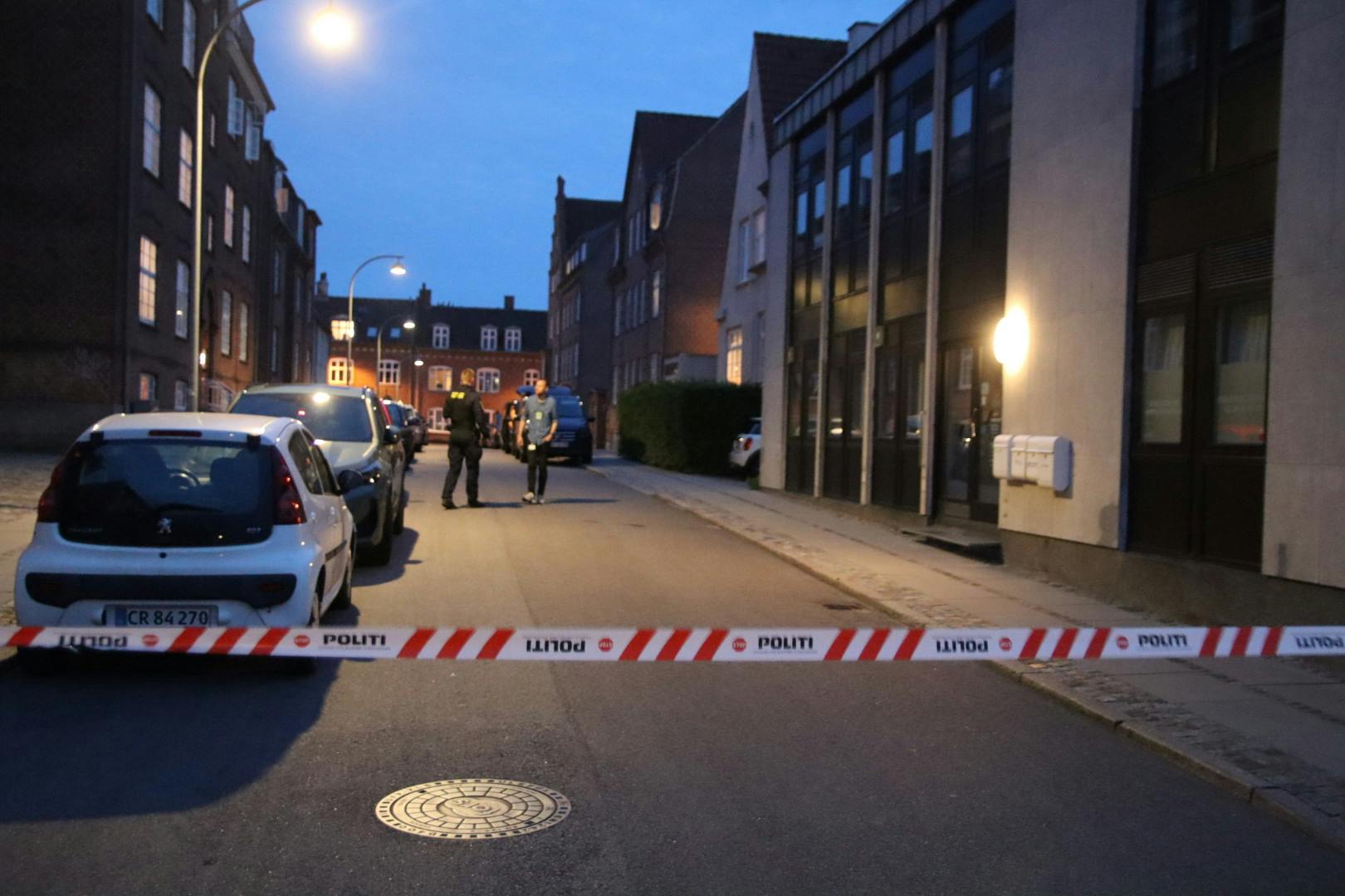 Politiet afspærrede Kornerupsvænge, hvor drabet fandt sted.
