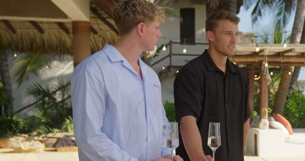 Mark og Tobias var særdeles tilbagelænet til dagens mingle.