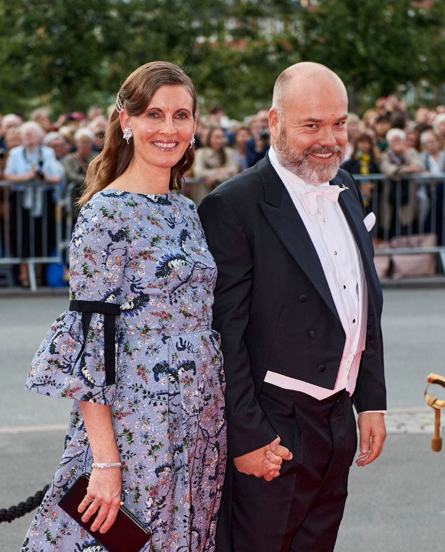 Anders Holch Povlsen - her med fru Anne - er storaktionær i FirstFarms. Datteren Astrid har en mindre portion aktier i koncernen.