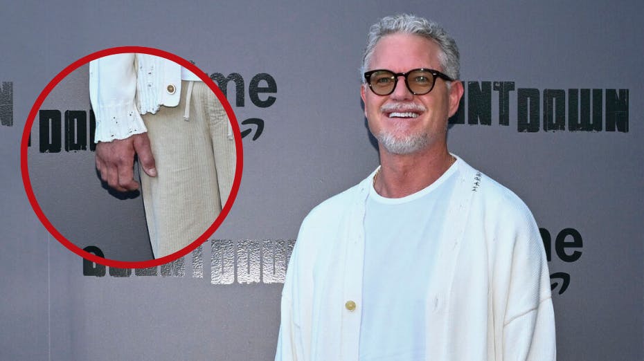 For første gang viser Eric Dane sig på den røde løber, efter han i april fortalte, at han var blevet ramt af en både frygtet og alvorlig sygdom - og man fornemmer godt på hans højre hånd, at han er mærket af sygdommen