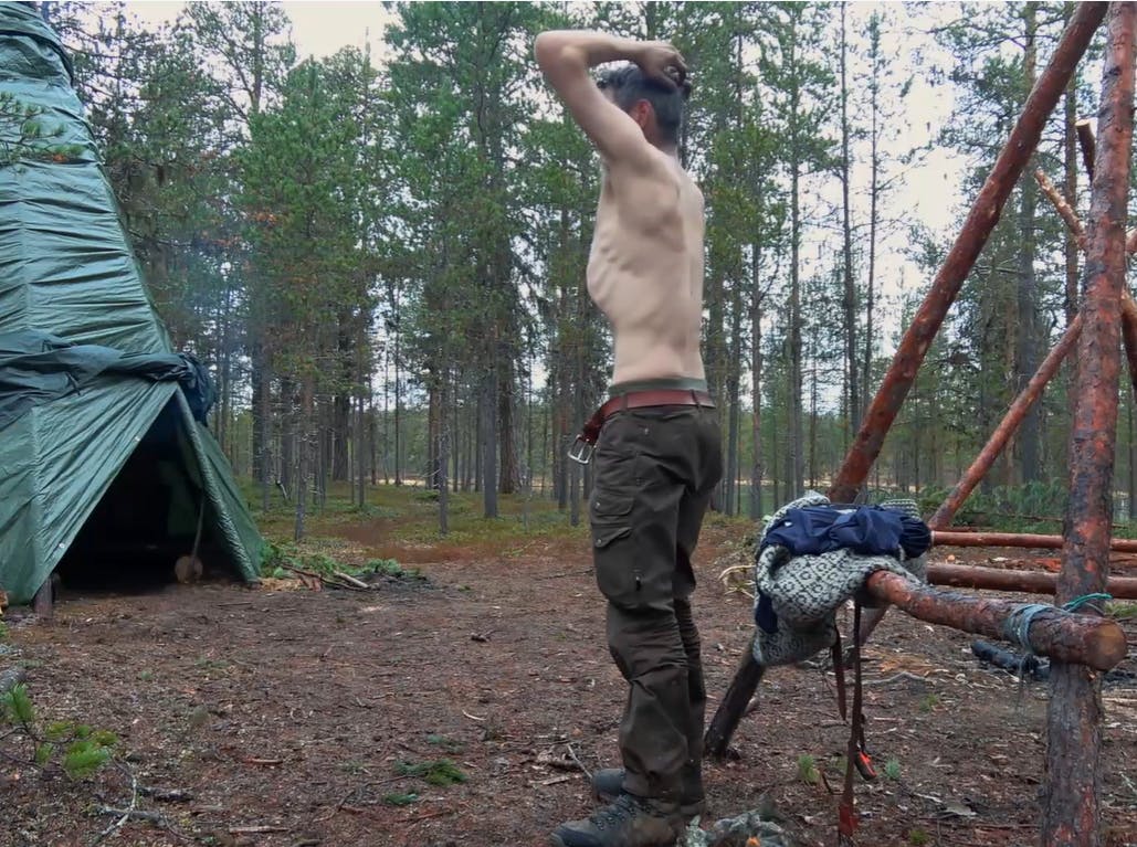 Kristian Jersing taber 17 kilo i vildmarken.
