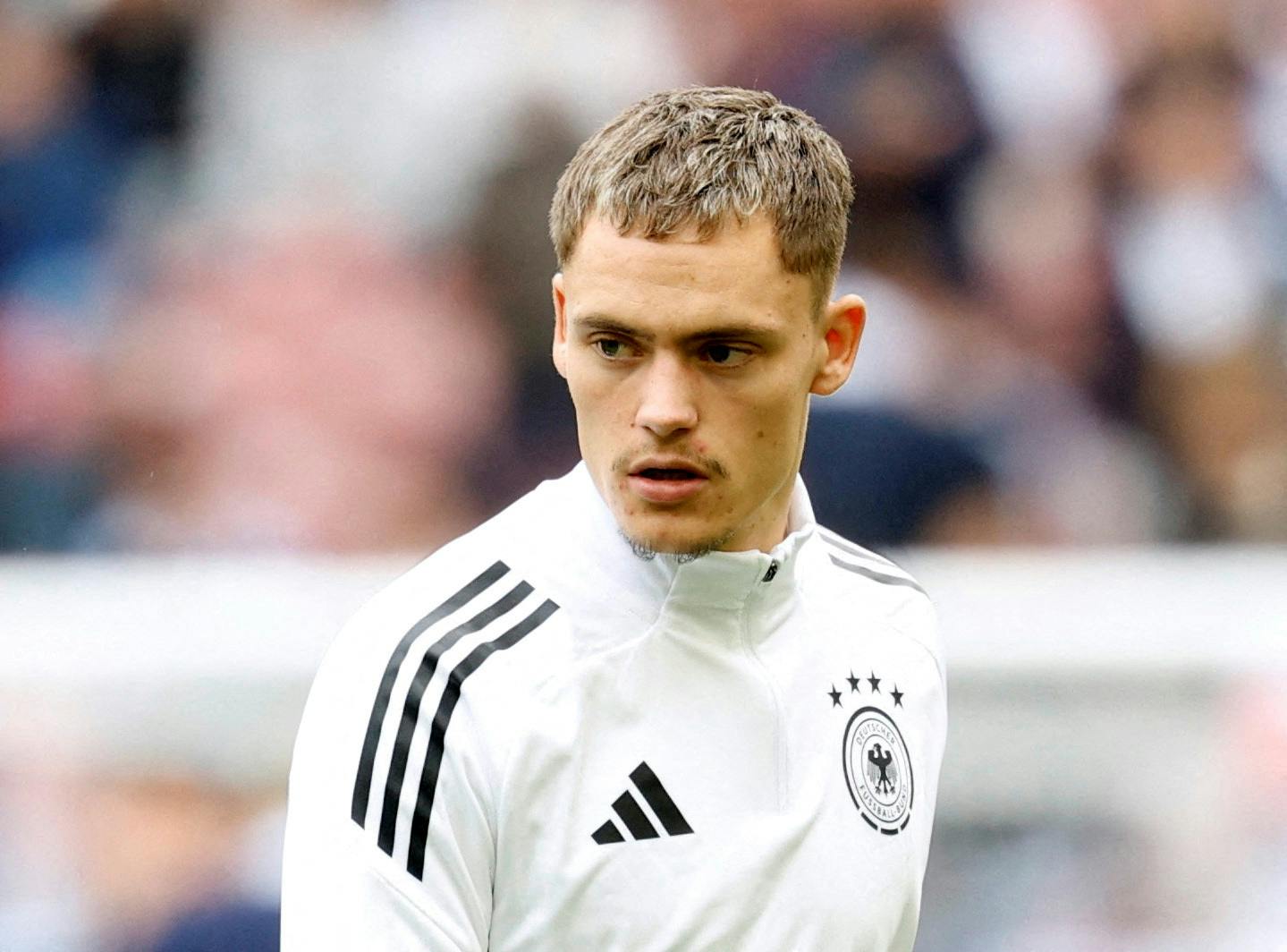 FILE PHOTO: Soccer Football - Nations League - Third Place Play Off Match - Germany v France - MHPArena, Stuttgart, Germany - June 8, 2025 Germany's Florian Wirtz during the warm-up before the match REUTERS/Heiko Becker/File Photo