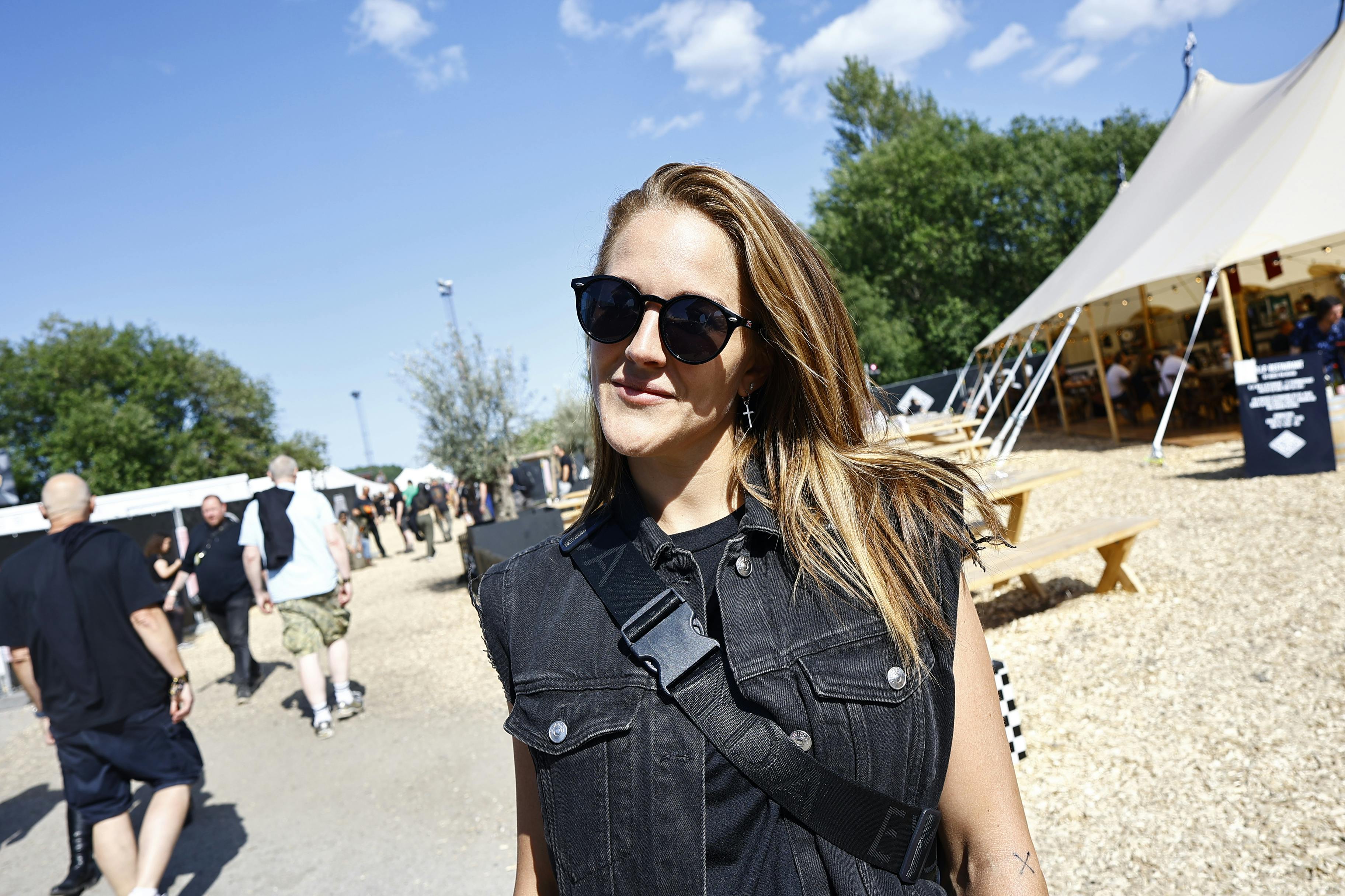 Camilla Dalsgaard på Copenhell.