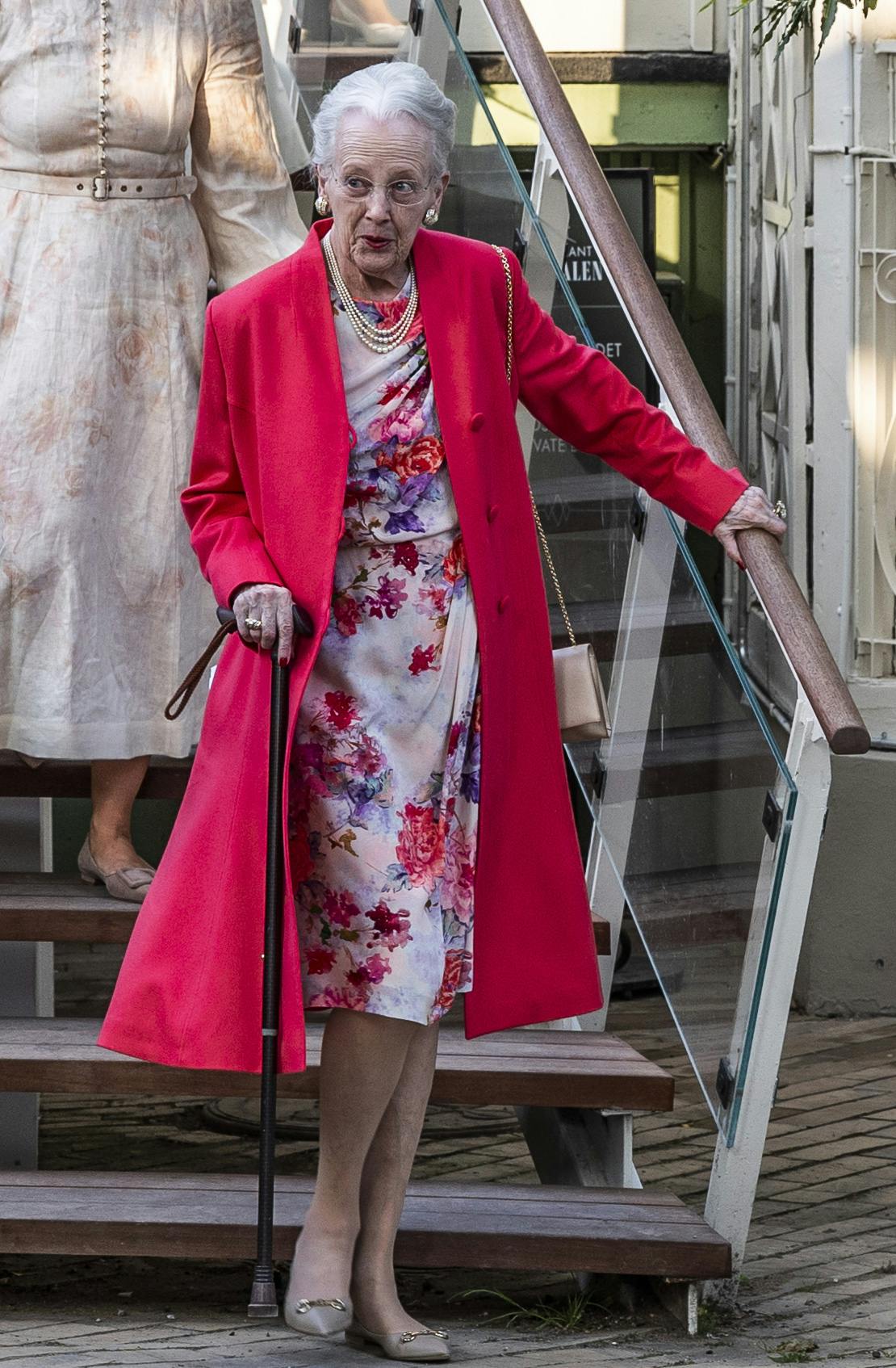 Dronning Margrethe kastede royal glans over Tivoli lørdag aften.