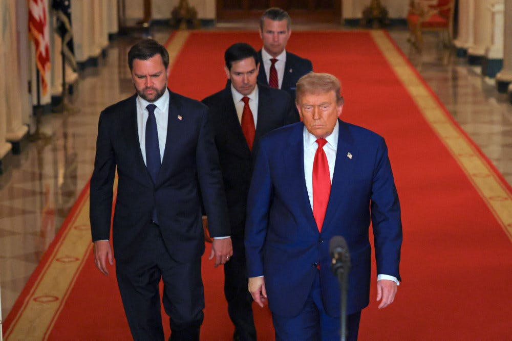 USA kommer til at gå efter andre mål i Iran, såfremt der ikke hurtigt kommer fred, siger Trump i tv-transmitteret tale efter angreb på iranske atomanlæg. 