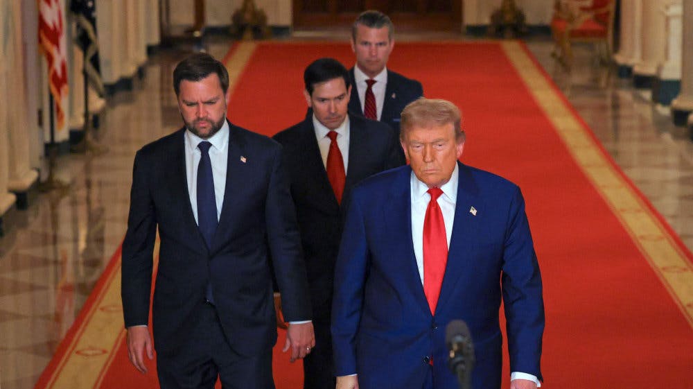 USA kommer til at gå efter andre mål i Iran, såfremt der ikke hurtigt kommer fred, siger Trump i tv-transmitteret tale efter angreb på iranske atomanlæg.