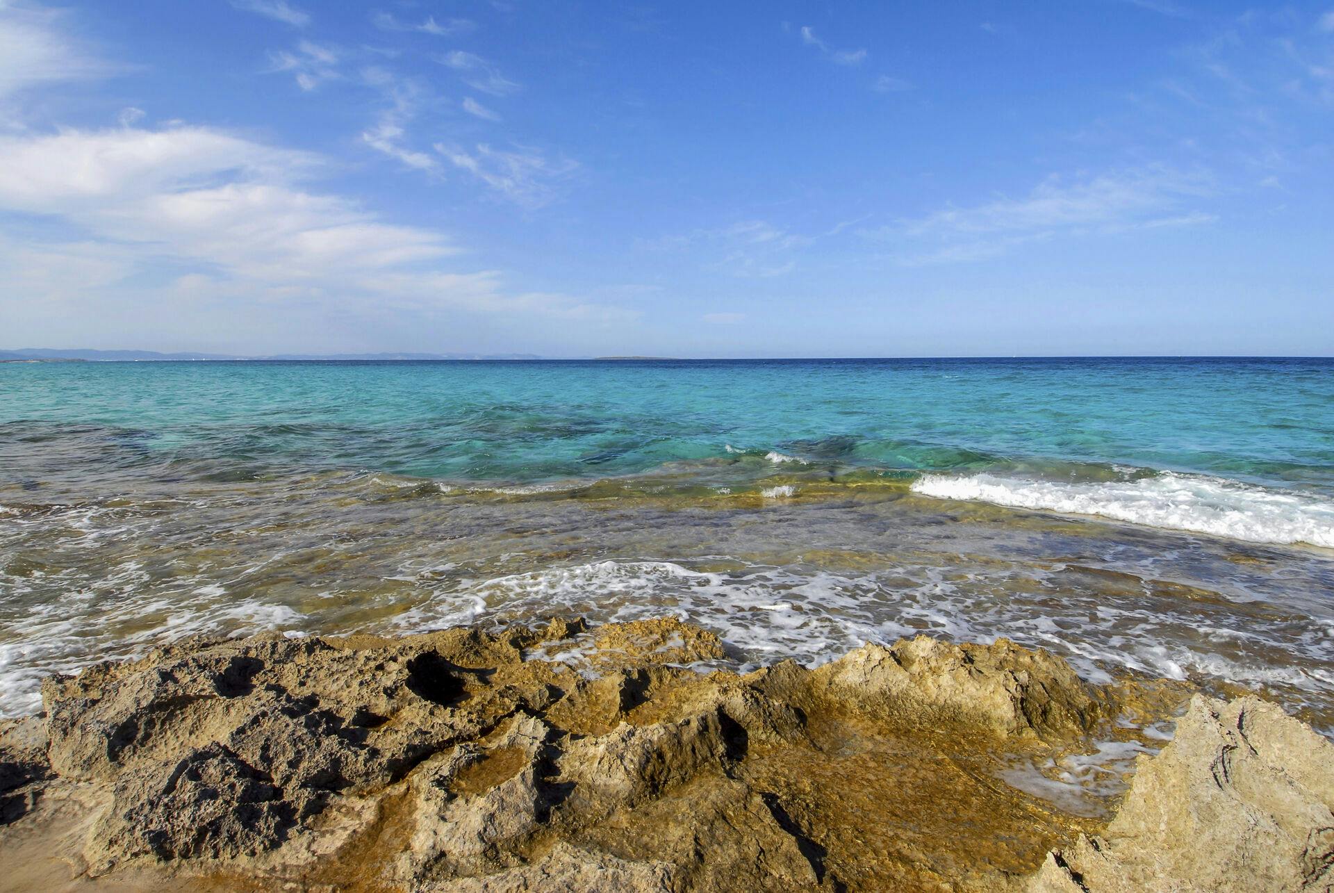 Beach of Formentera, Balearic Islands, Spain (Nano Calvo / VWPics via AP Images)