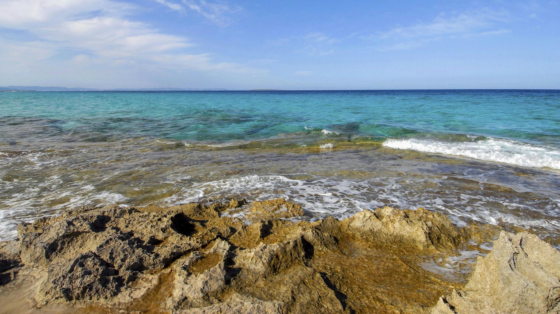 Beach of Formentera, Balearic Islands, Spain (Nano Calvo / VWPics via AP Images)