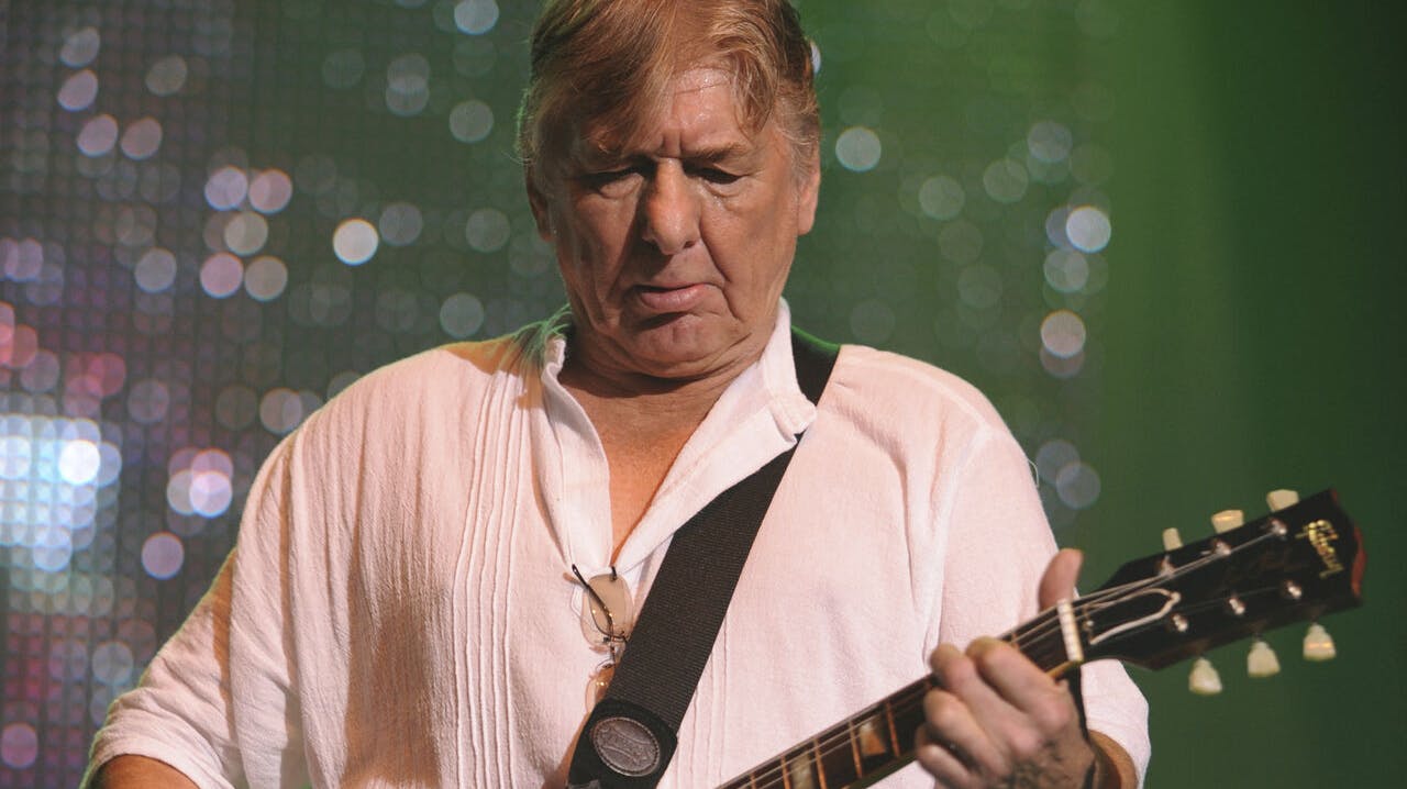 HOLLYWOOD , FL - AUGUST 07: Mick Ralphs of Bad Company performs during a dress rehearsal at Hard Rock Live held at The Seminole Hard Rock Hotel & Casino on August 7, 2008 in Hollywood Florida. Credit: mpi04 / MediaPunch /IPX